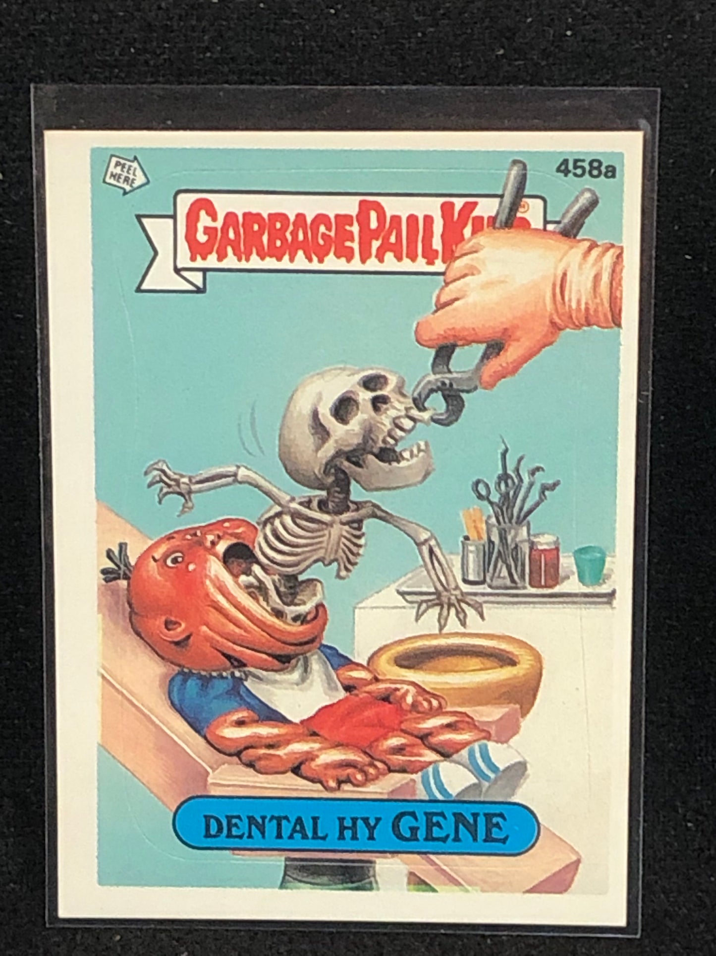 Garbage Pail Kids Original Series 11 (os11) 458a Dental Hy Gene