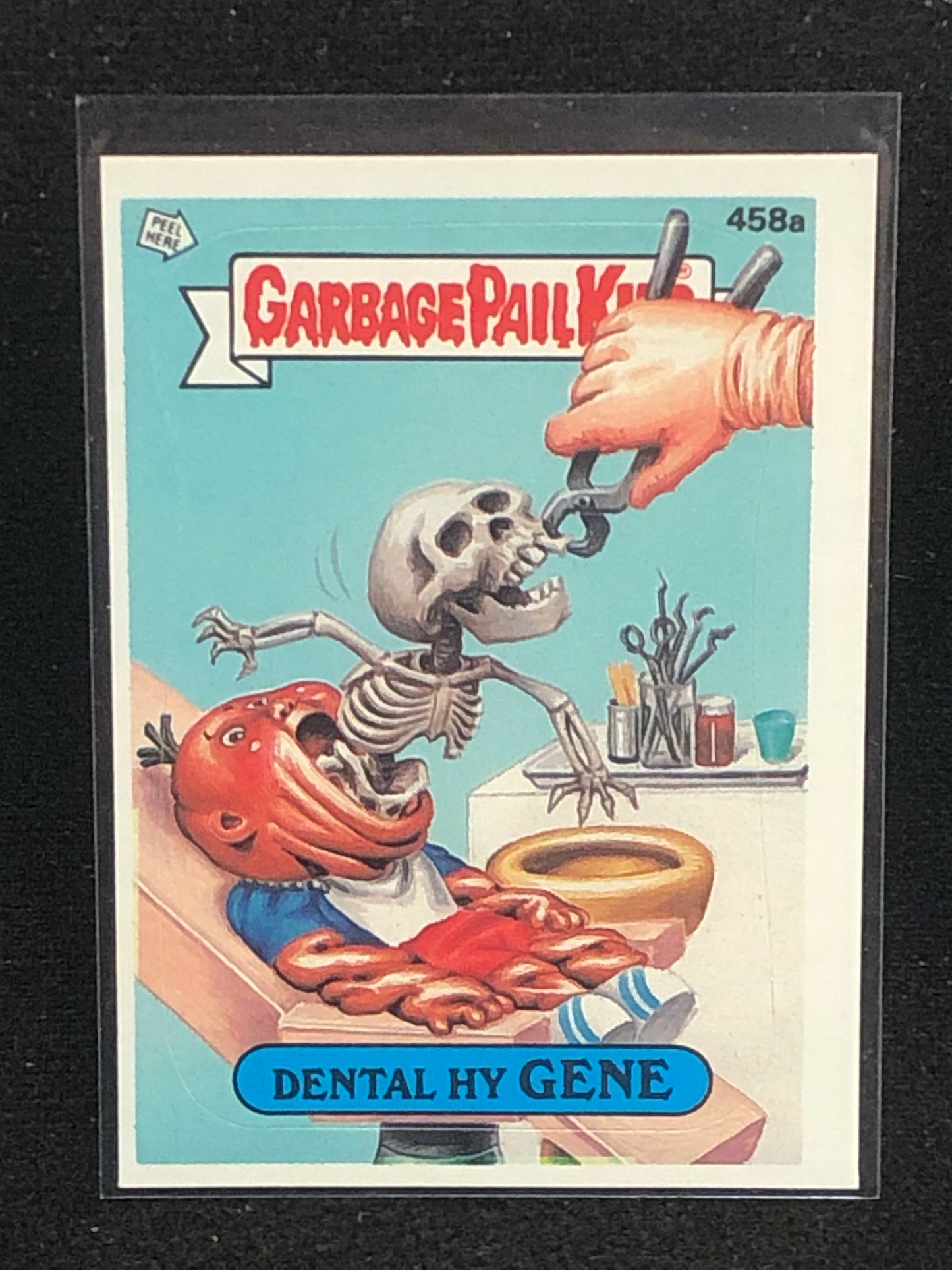 Garbage Pail Kids Original Series 11 (os11) 458a Dental Hy Gene
