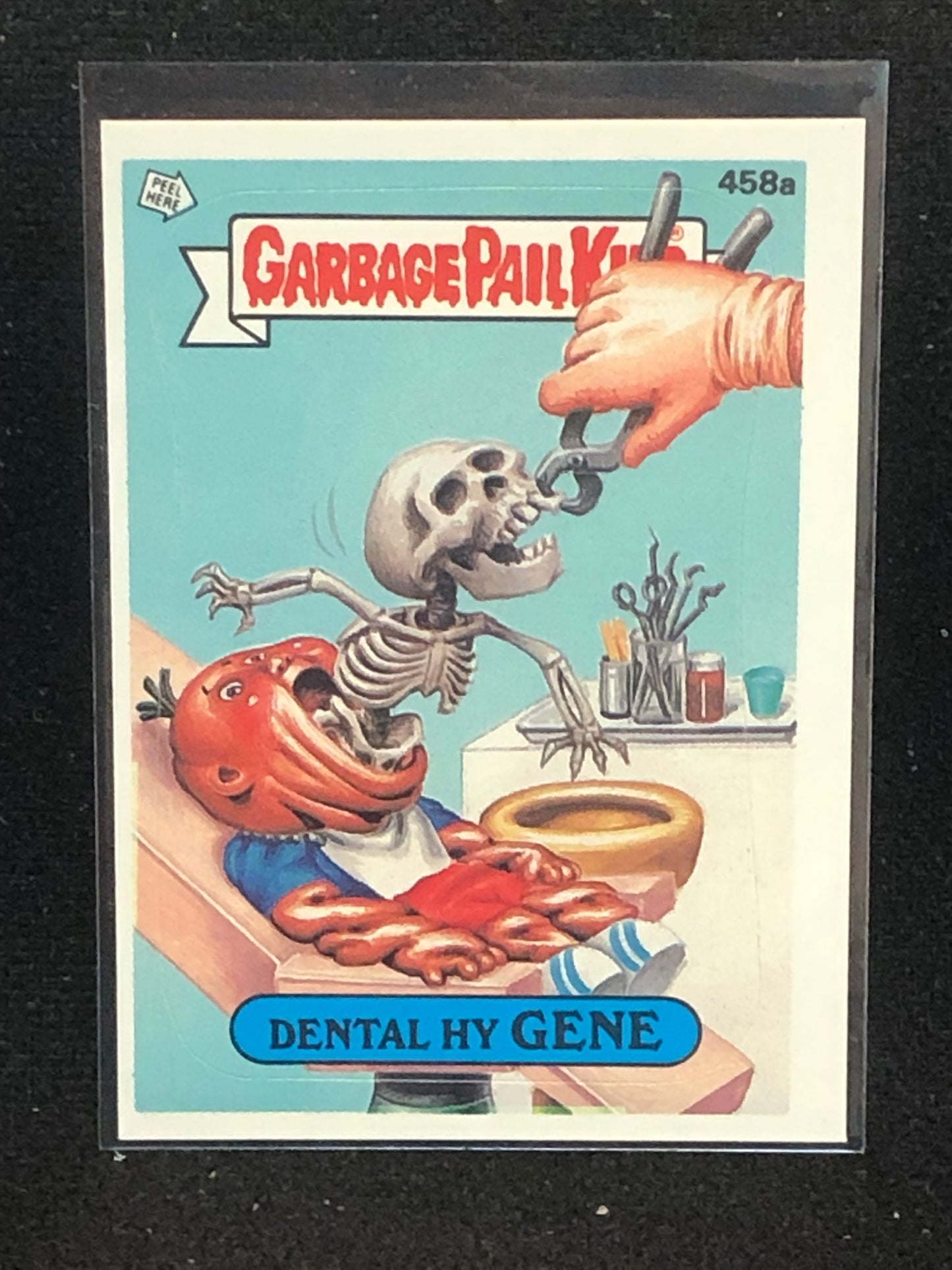 Garbage Pail Kids Original Series 11 (os11) 458a Dental Hy Gene