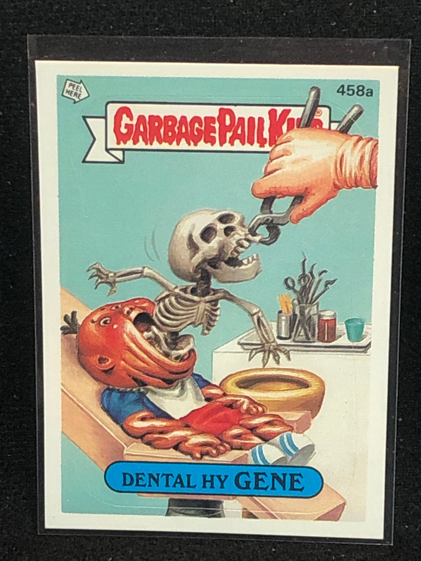 Garbage Pail Kids Original Series 11 (os11) 458a Dental Hy Gene