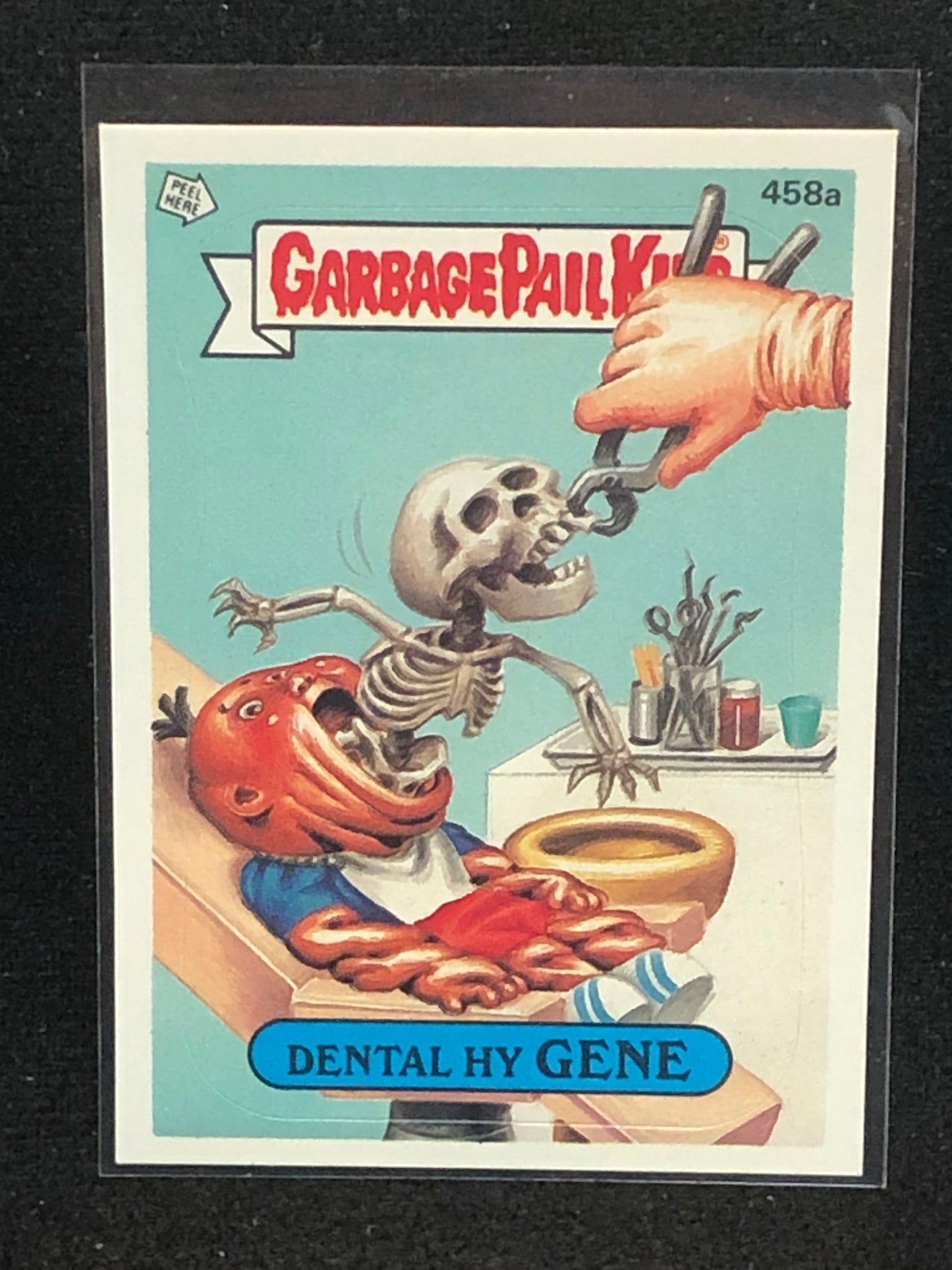 Garbage Pail Kids Original Series 11 (os11) 458a Dental Hy Gene
