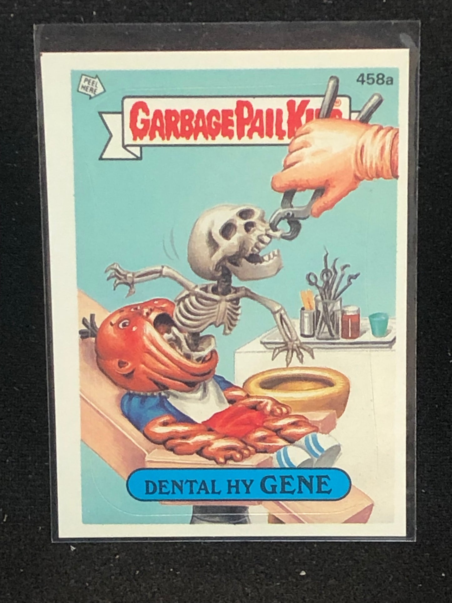 Garbage Pail Kids Original Series 11 (os11) 458a Dental Hy Gene