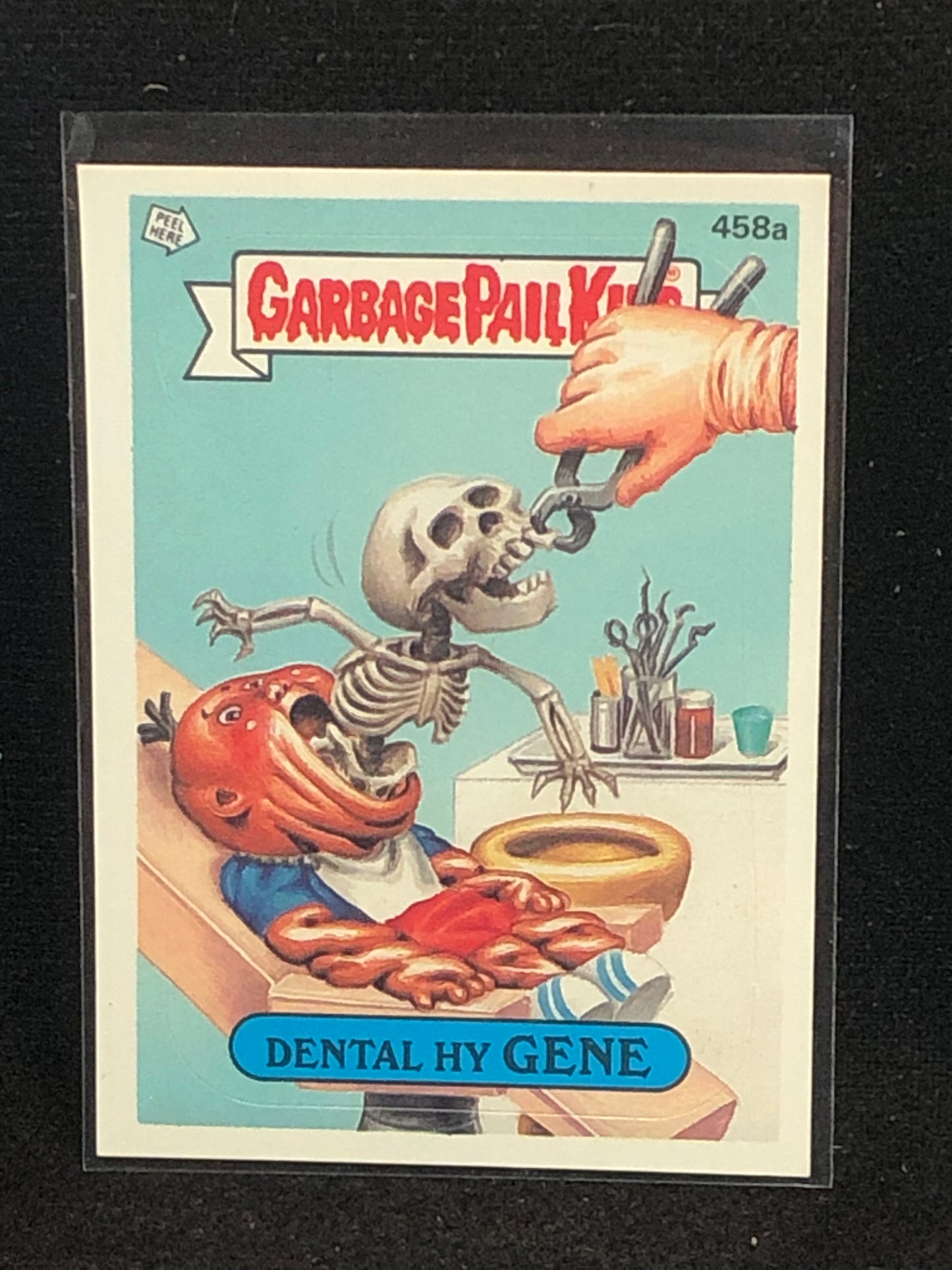 Garbage Pail Kids Original Series 11 (os11) 458a Dental Hy Gene