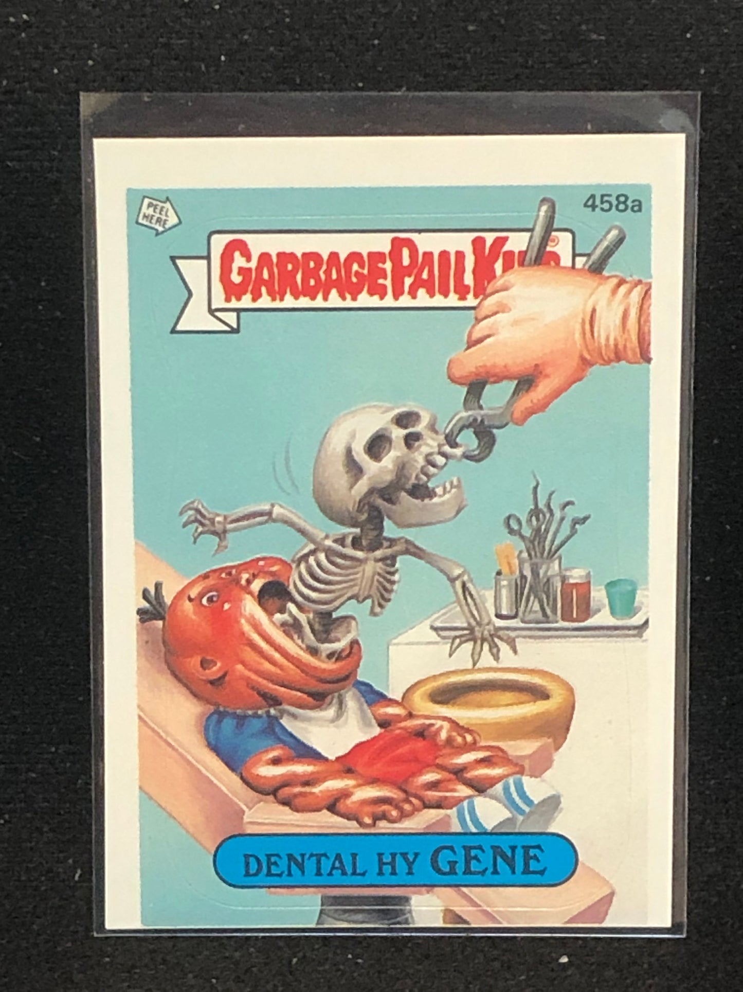 Garbage Pail Kids Original Series 11 (os11) 458a Dental Hy Gene