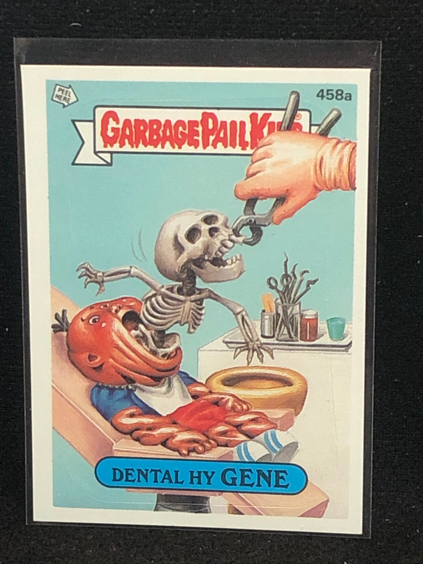 Garbage Pail Kids Original Series 11 (os11) 458a Dental Hy Gene