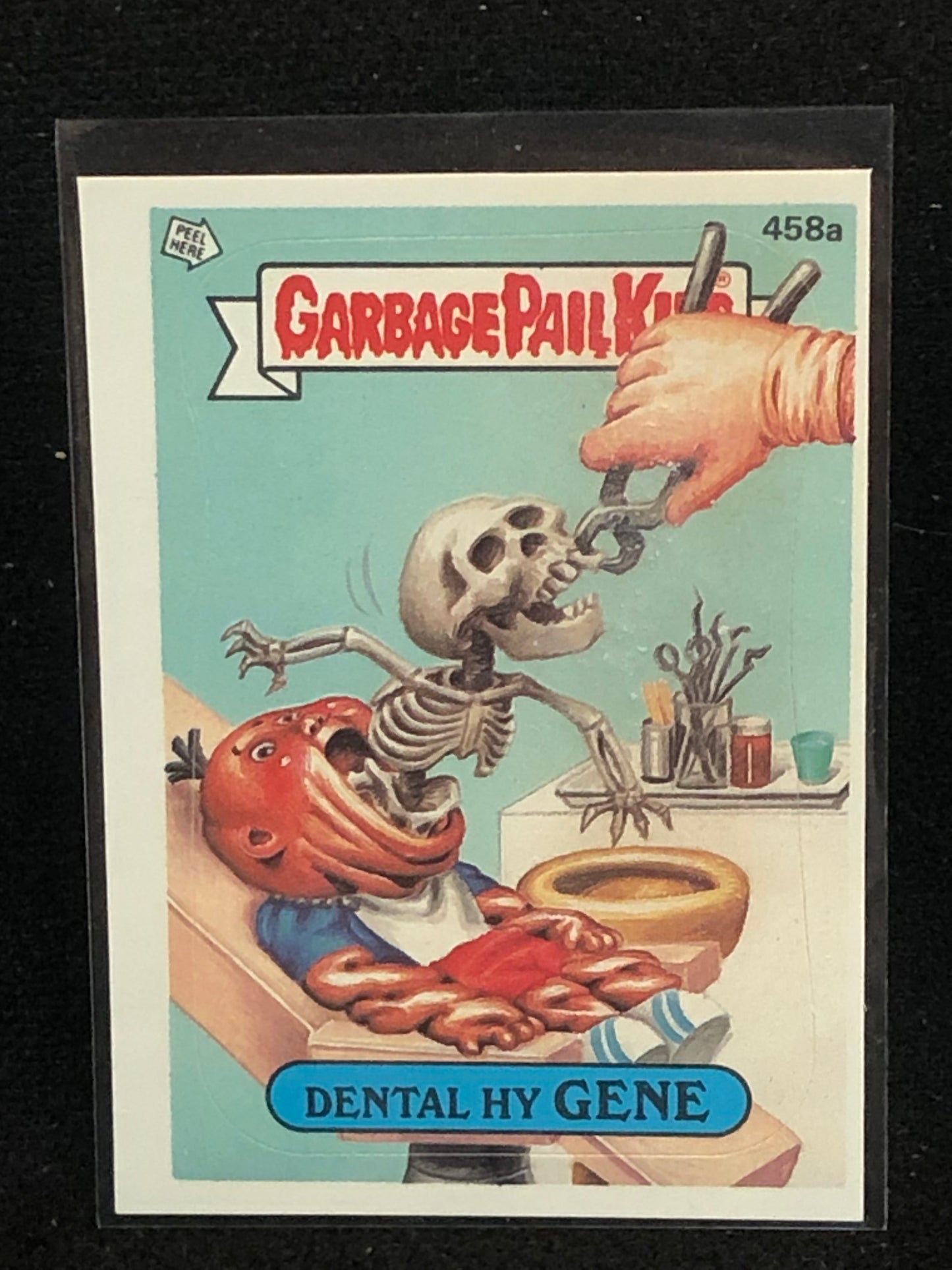 Garbage Pail Kids Original Series 11 (os11) 458a Dental Hy Gene