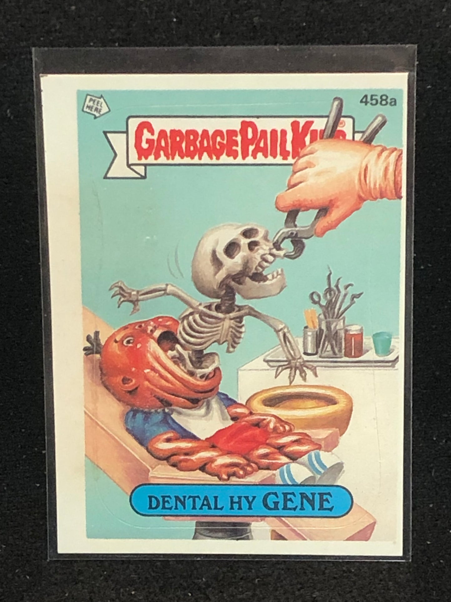 Garbage Pail Kids Original Series 11 (os11) 458a Dental Hy Gene