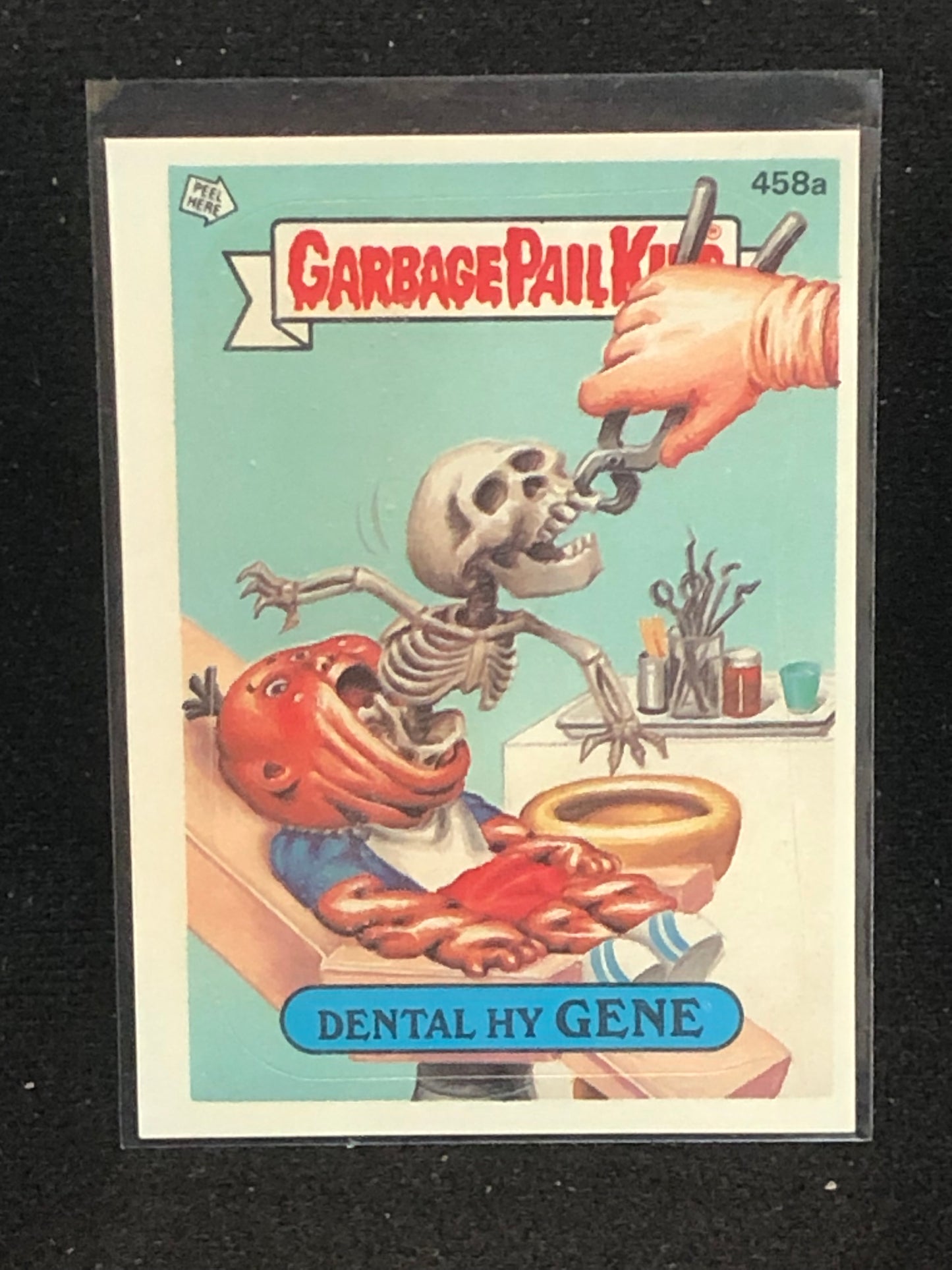 Garbage Pail Kids Original Series 11 (os11) 458a Dental Hy Gene