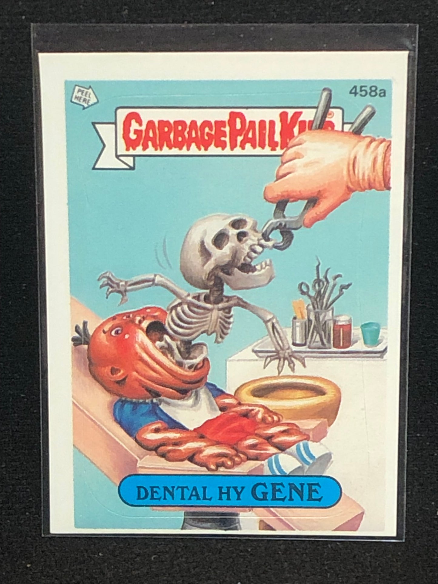 Garbage Pail Kids Original Series 11 (os11) 458a Dental Hy Gene
