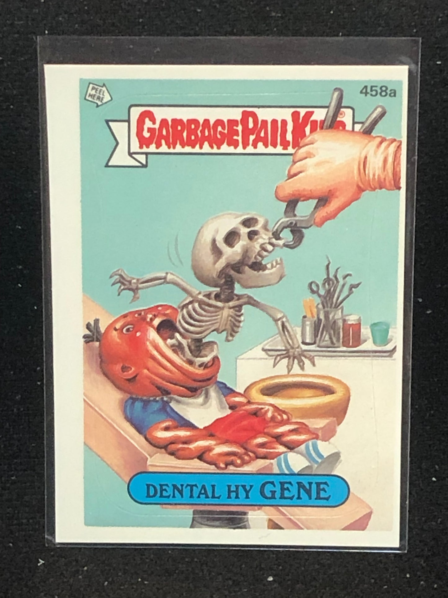 Garbage Pail Kids Original Series 11 (os11) 458a Dental Hy Gene