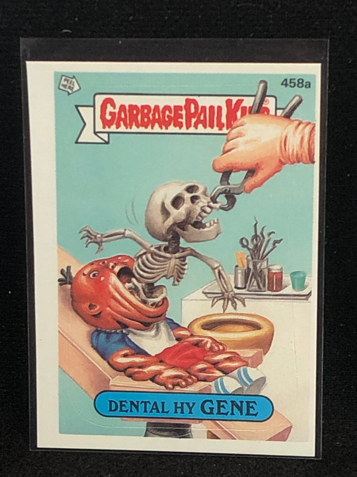 Garbage Pail Kids Original Series 11 (os11) 458a Dental Hy Gene