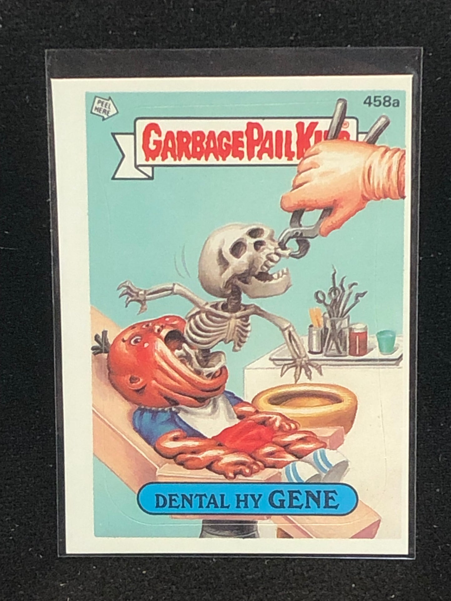 Garbage Pail Kids Original Series 11 (os11) 458a Dental Hy Gene