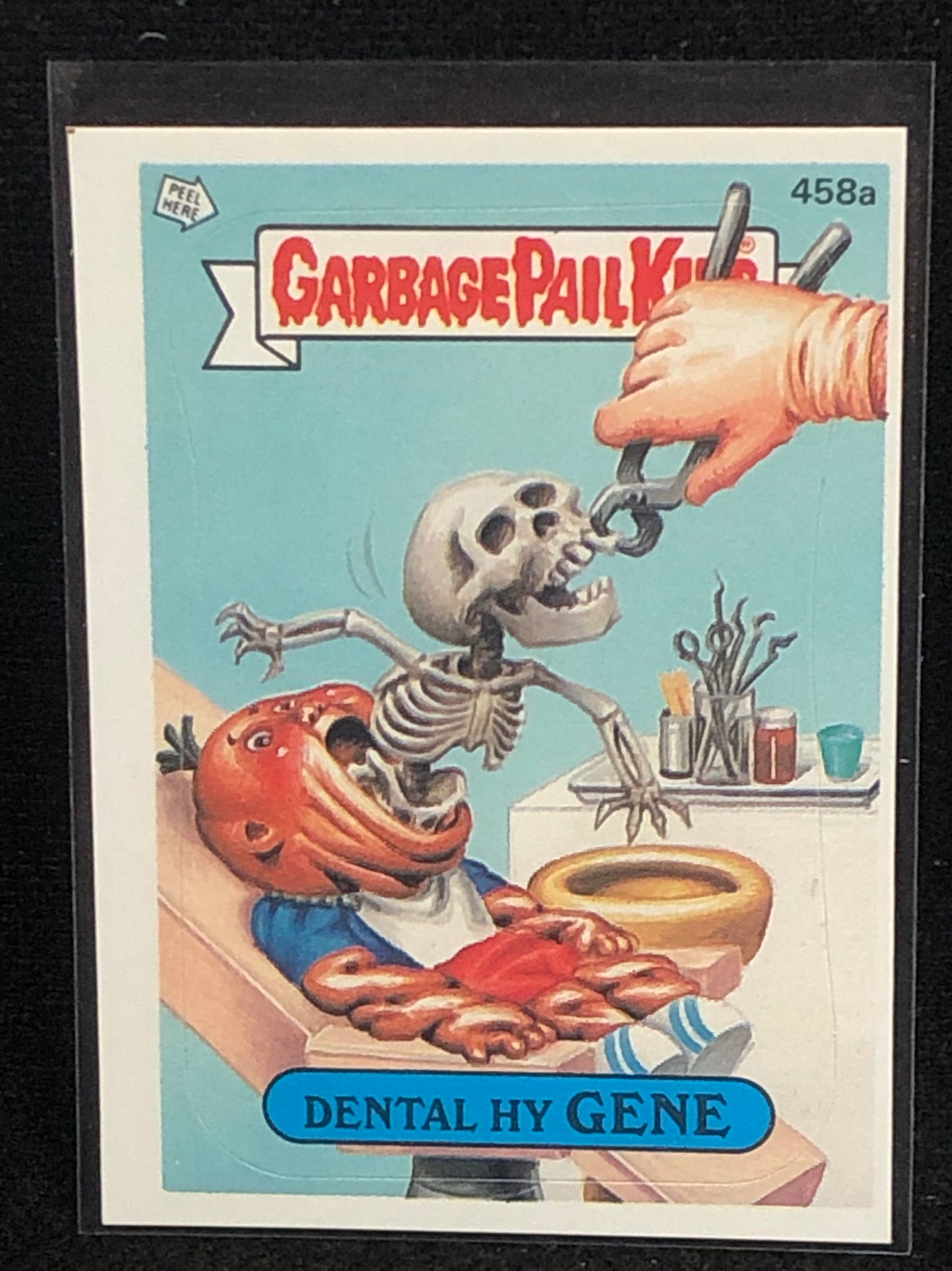 Garbage Pail Kids Original Series 11 (os11) 458a Dental Hy Gene