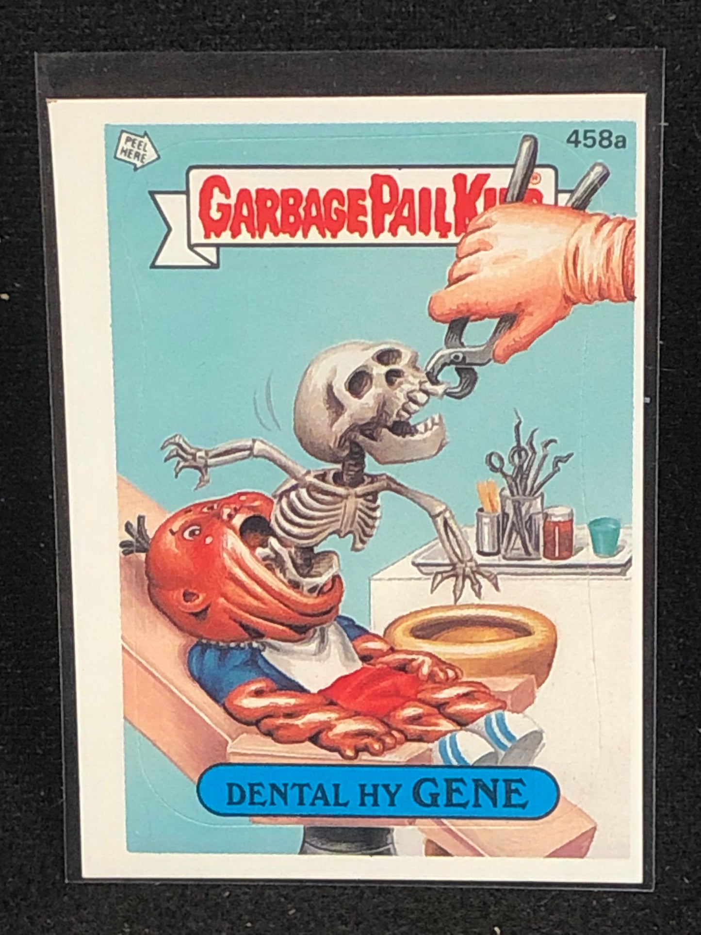 Garbage Pail Kids Original Series 11 (os11) 458a Dental Hy Gene