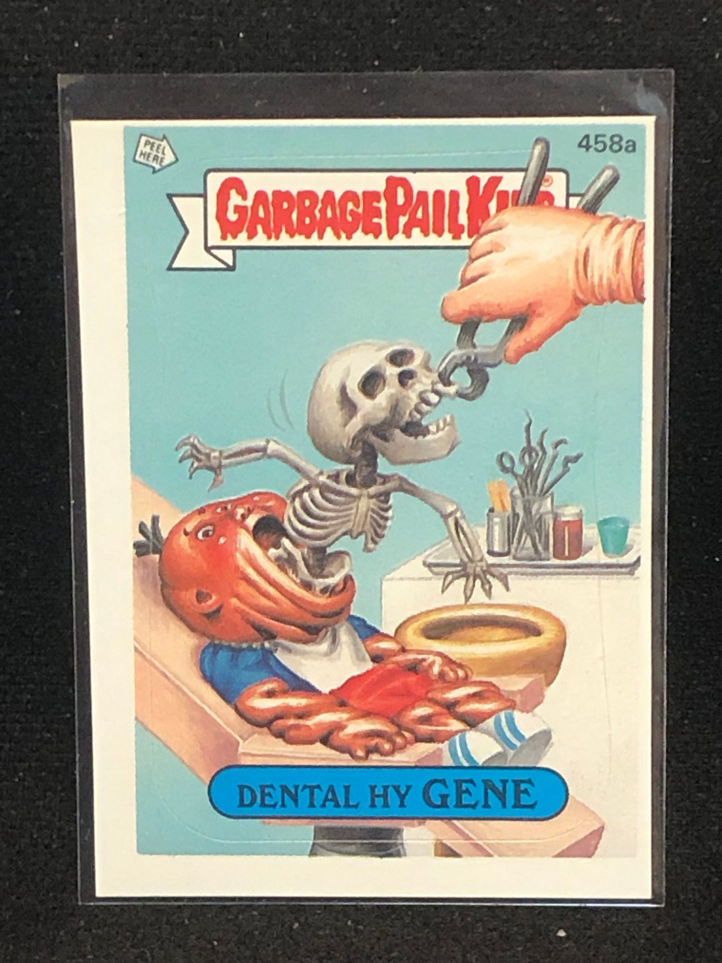 Garbage Pail Kids Original Series 11 (os11) 458a Dental Hy Gene