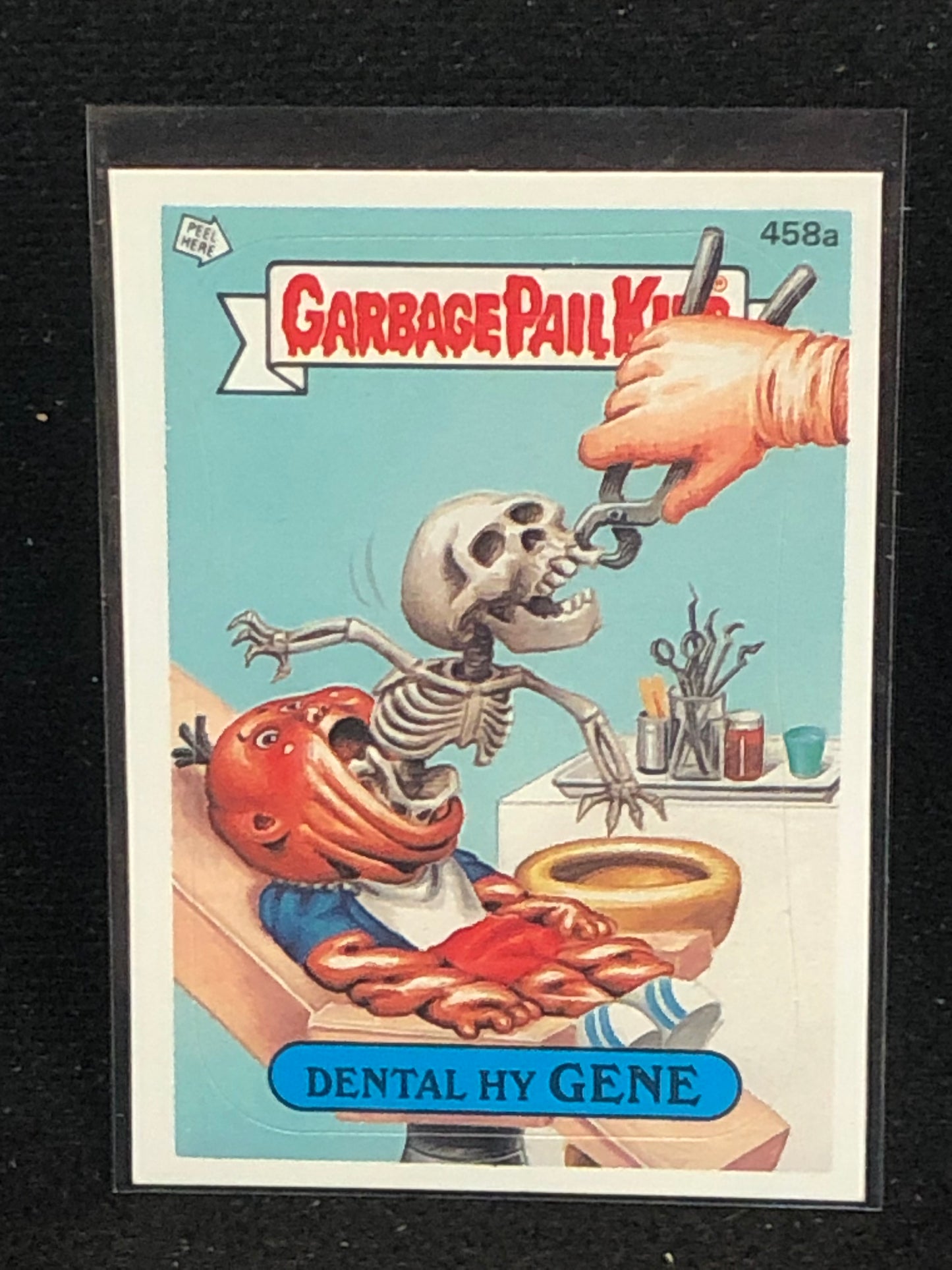Garbage Pail Kids Original Series 11 (os11) 458a Dental Hy Gene