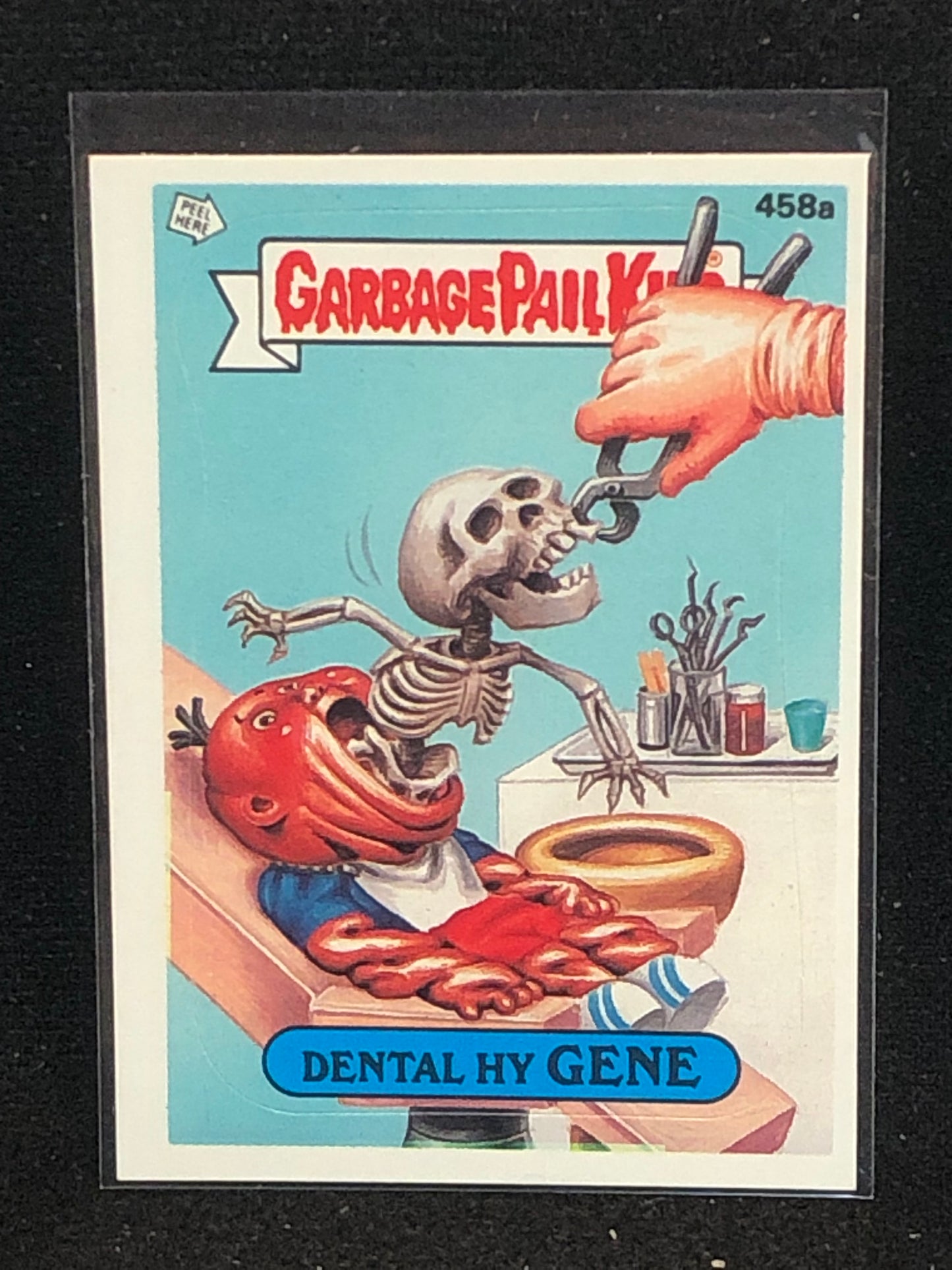 Garbage Pail Kids Original Series 11 (os11) 458a Dental Hy Gene