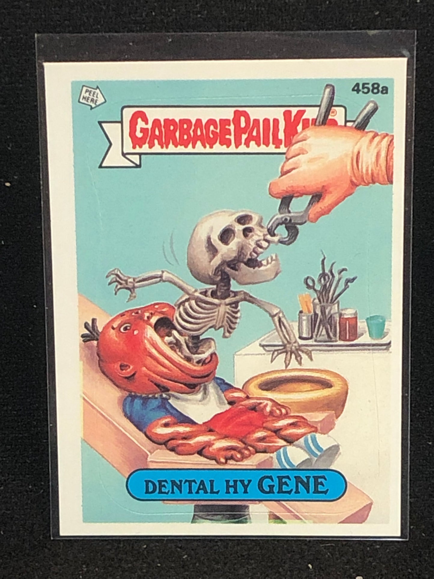 Garbage Pail Kids Original Series 11 (os11) 458a Dental Hy Gene