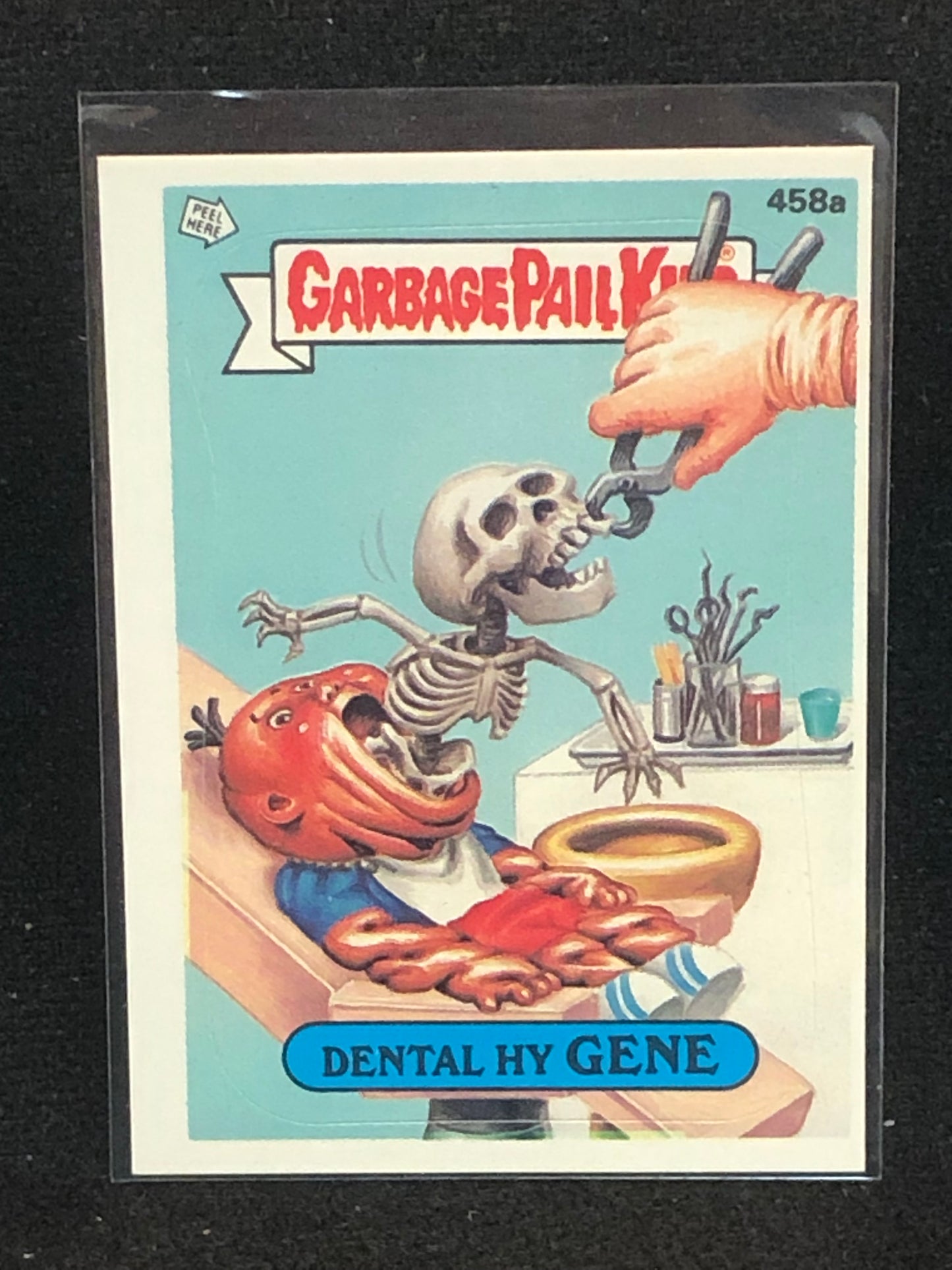 Garbage Pail Kids Original Series 11 (os11) 458a Dental Hy Gene