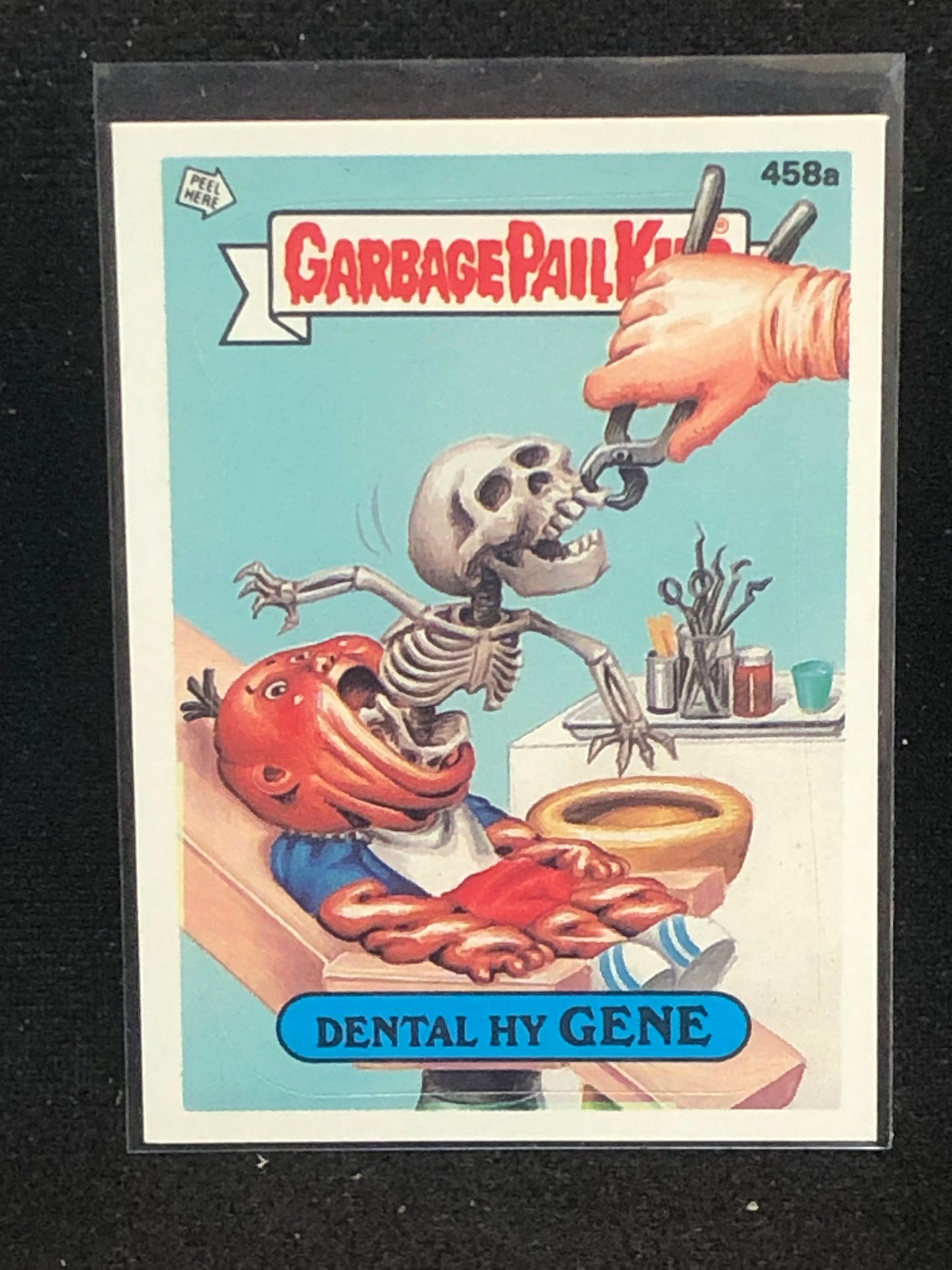 Garbage Pail Kids Original Series 11 (os11) 458a Dental Hy Gene