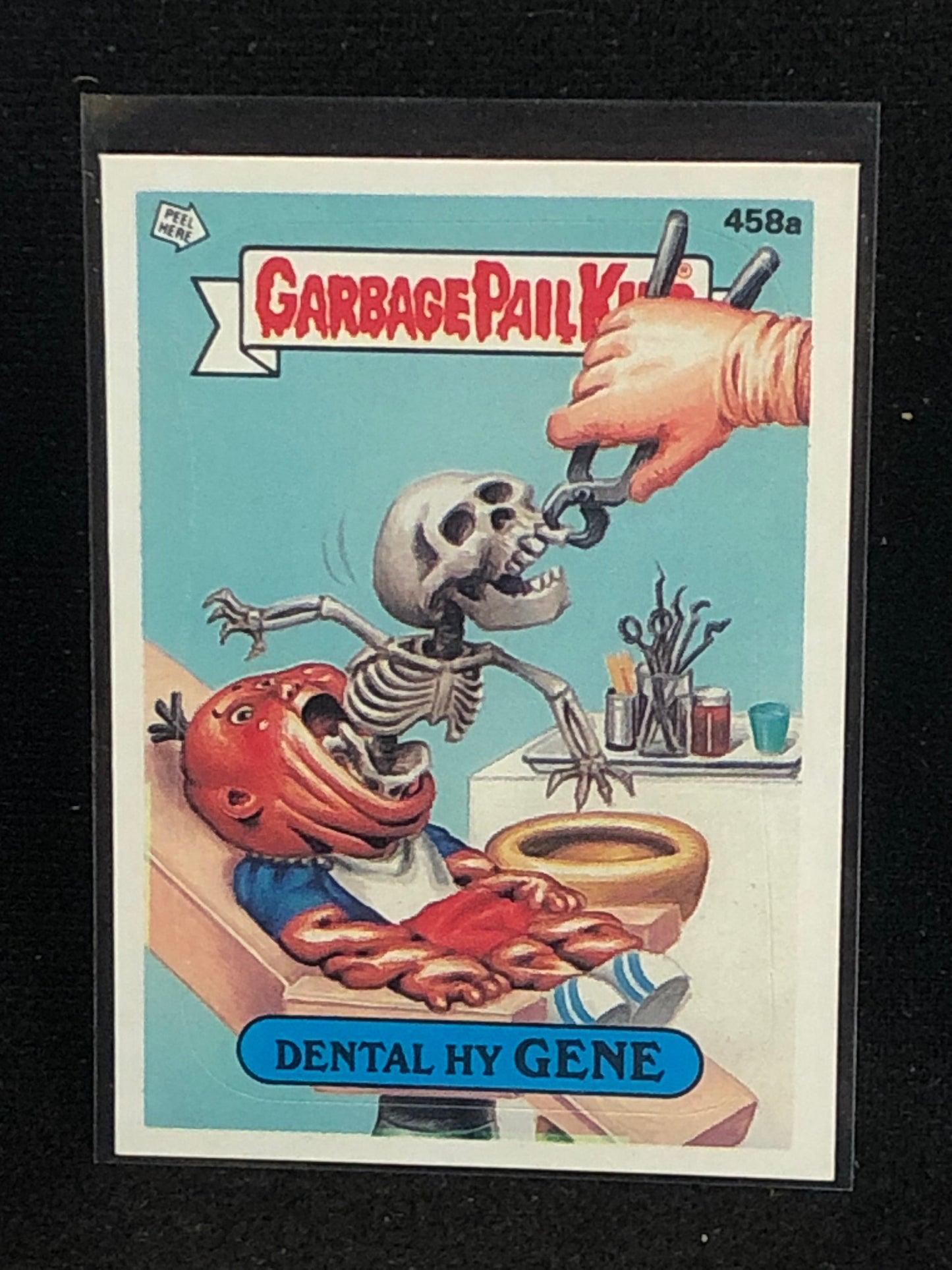 Garbage Pail Kids Original Series 11 (os11) 458a Dental Hy Gene