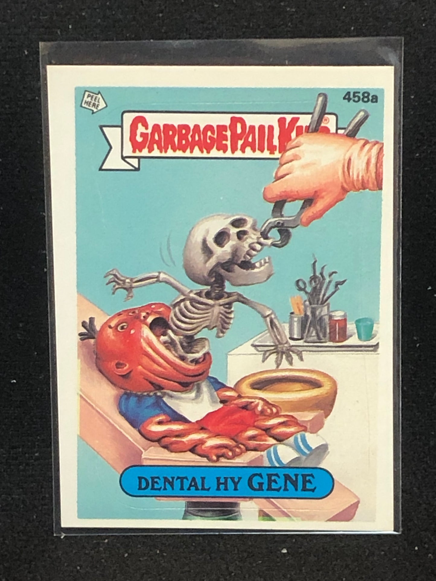 Garbage Pail Kids Original Series 11 (os11) 458a Dental Hy Gene