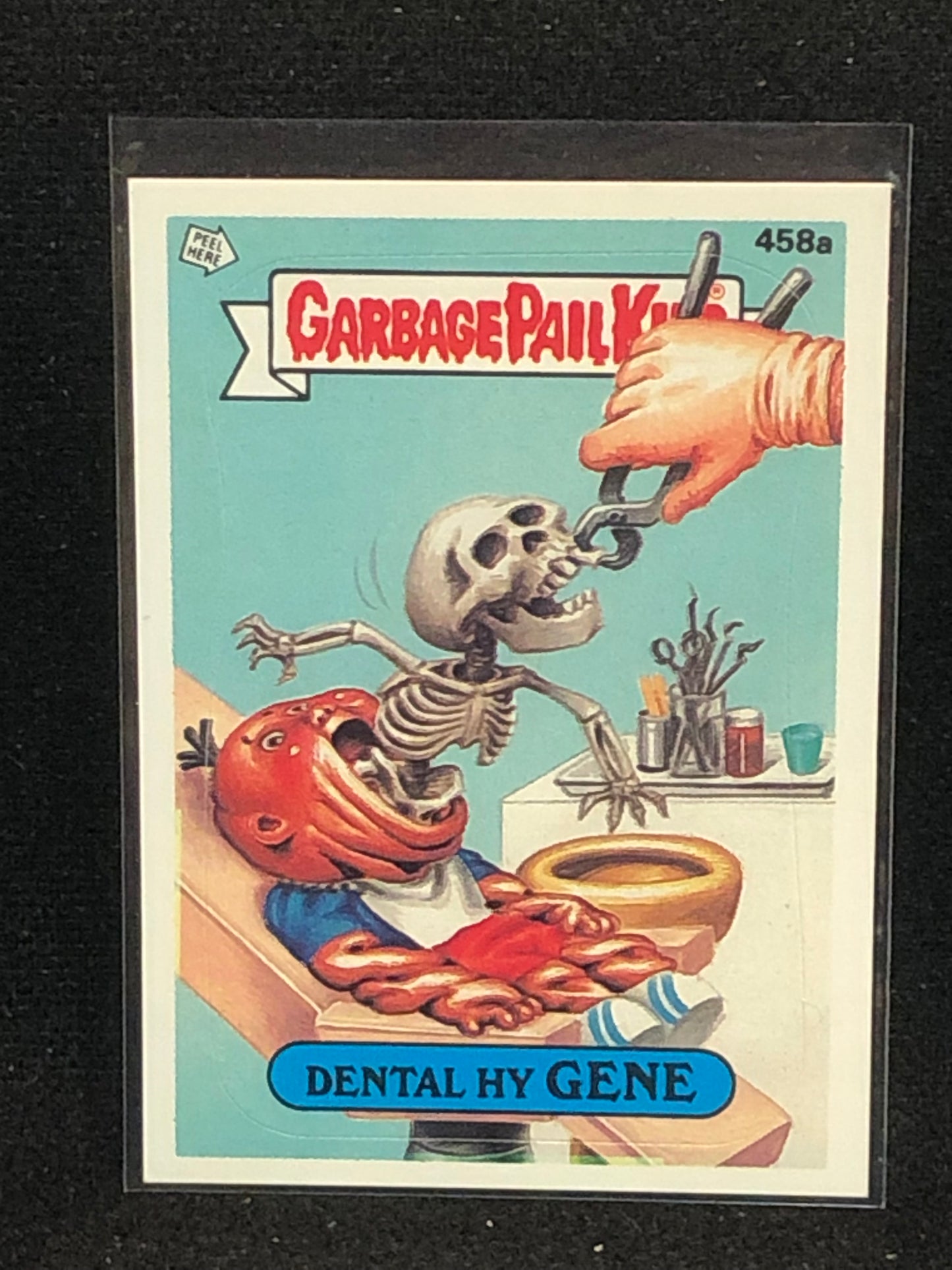 Garbage Pail Kids Original Series 11 (os11) 458a Dental Hy Gene