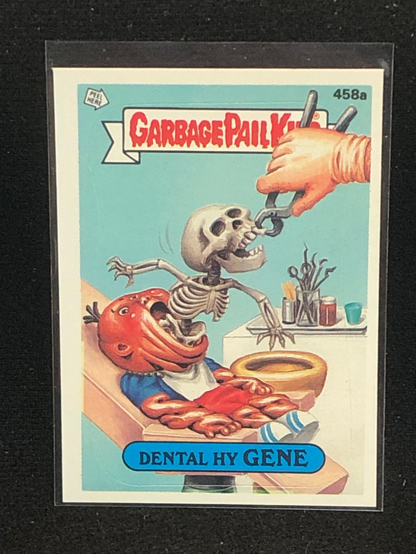Garbage Pail Kids Original Series 11 (os11) 458a Dental Hy Gene