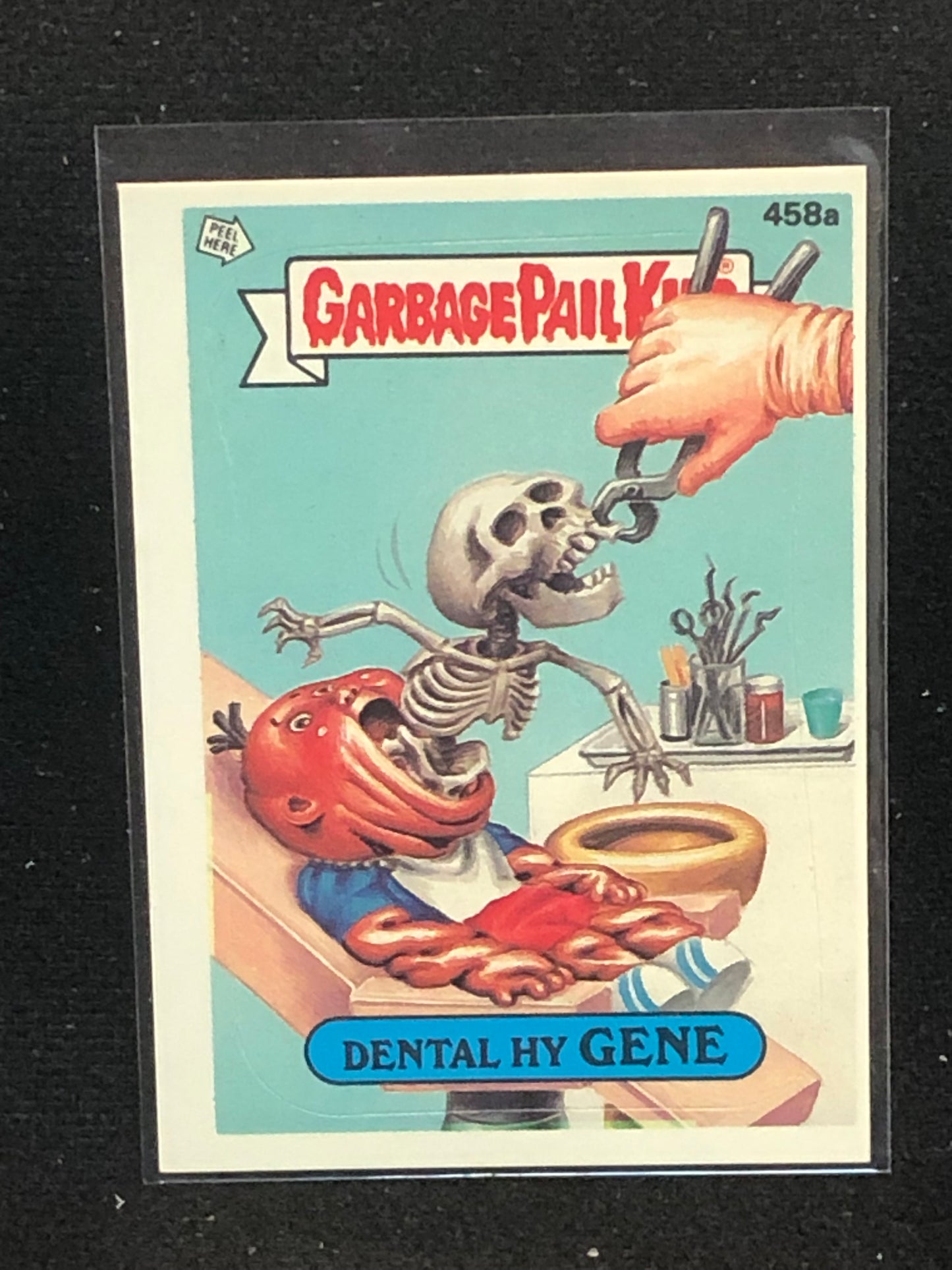 Garbage Pail Kids Original Series 11 (os11) 458a Dental Hy Gene
