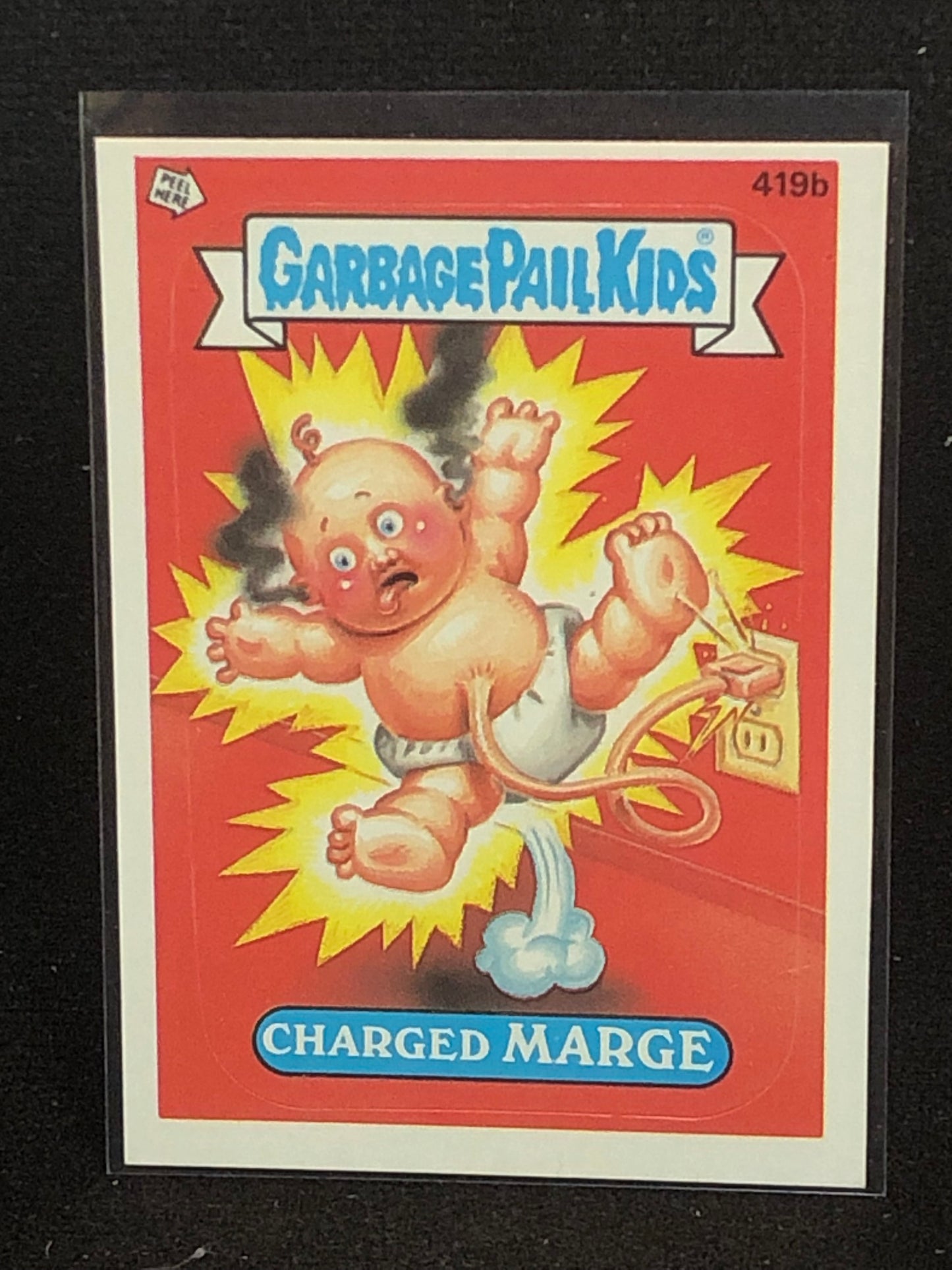 Garbage Pail Kids Original Series 11 (os11) 419b Charged Marge