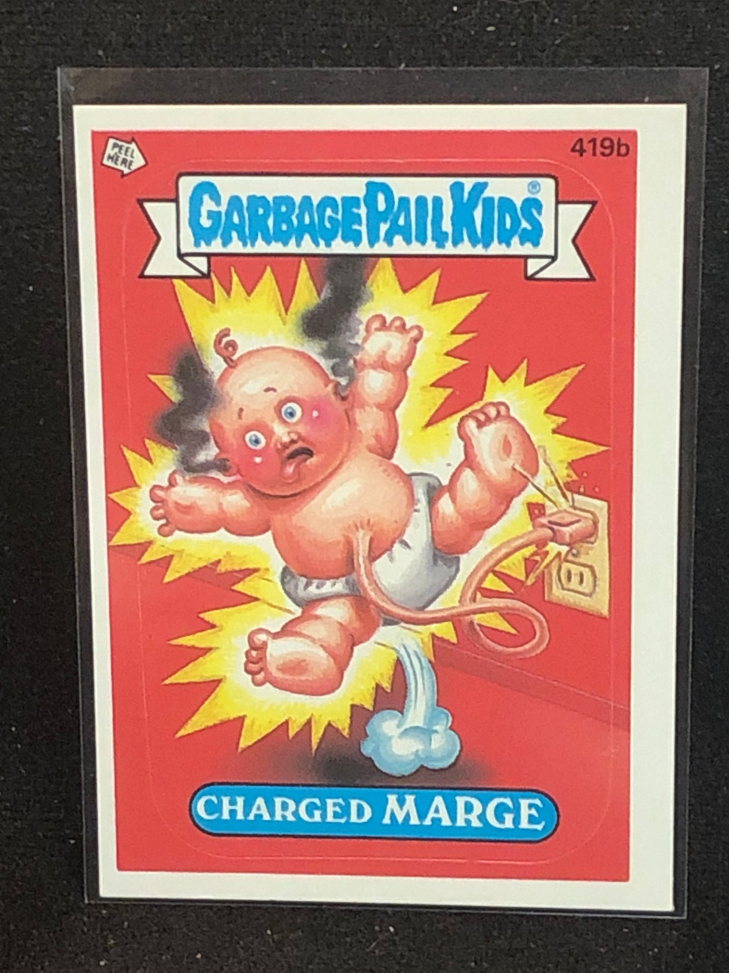 Garbage Pail Kids Original Series 11 (os11) 419b Charged Marge