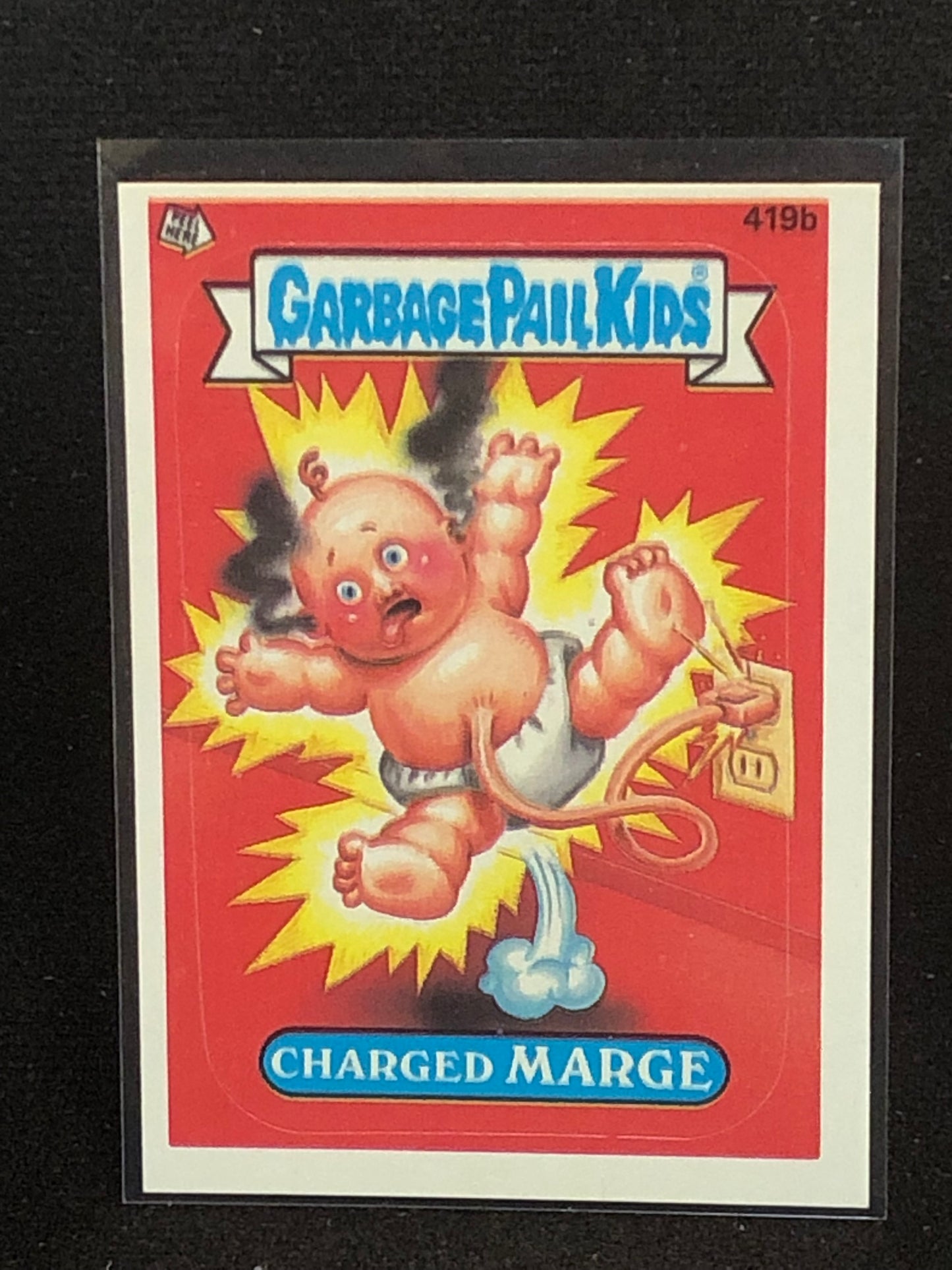 Garbage Pail Kids Original Series 11 (os11) 419b Charged Marge