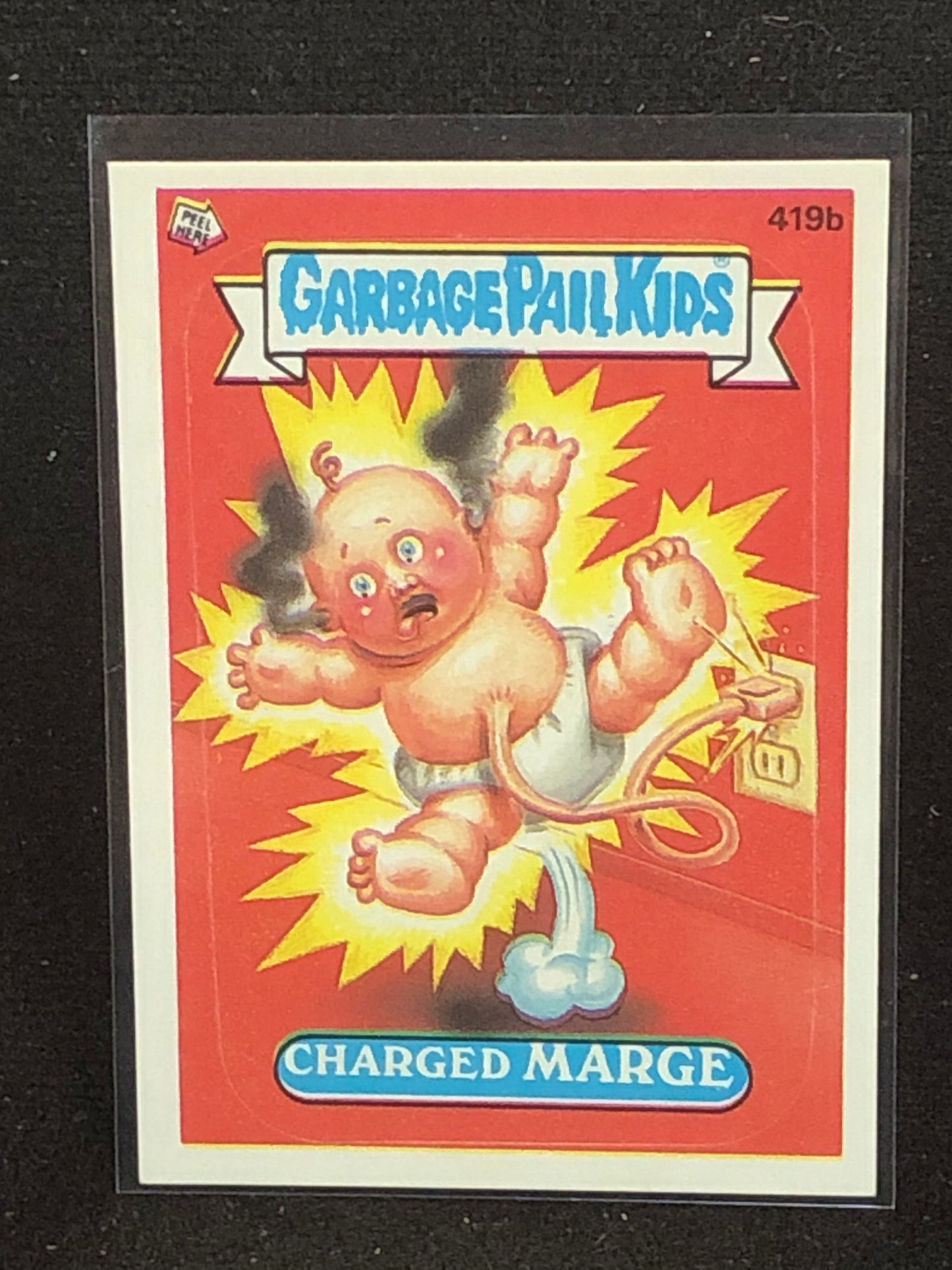 Garbage Pail Kids Original Series 11 (os11) 419b Charged Marge
