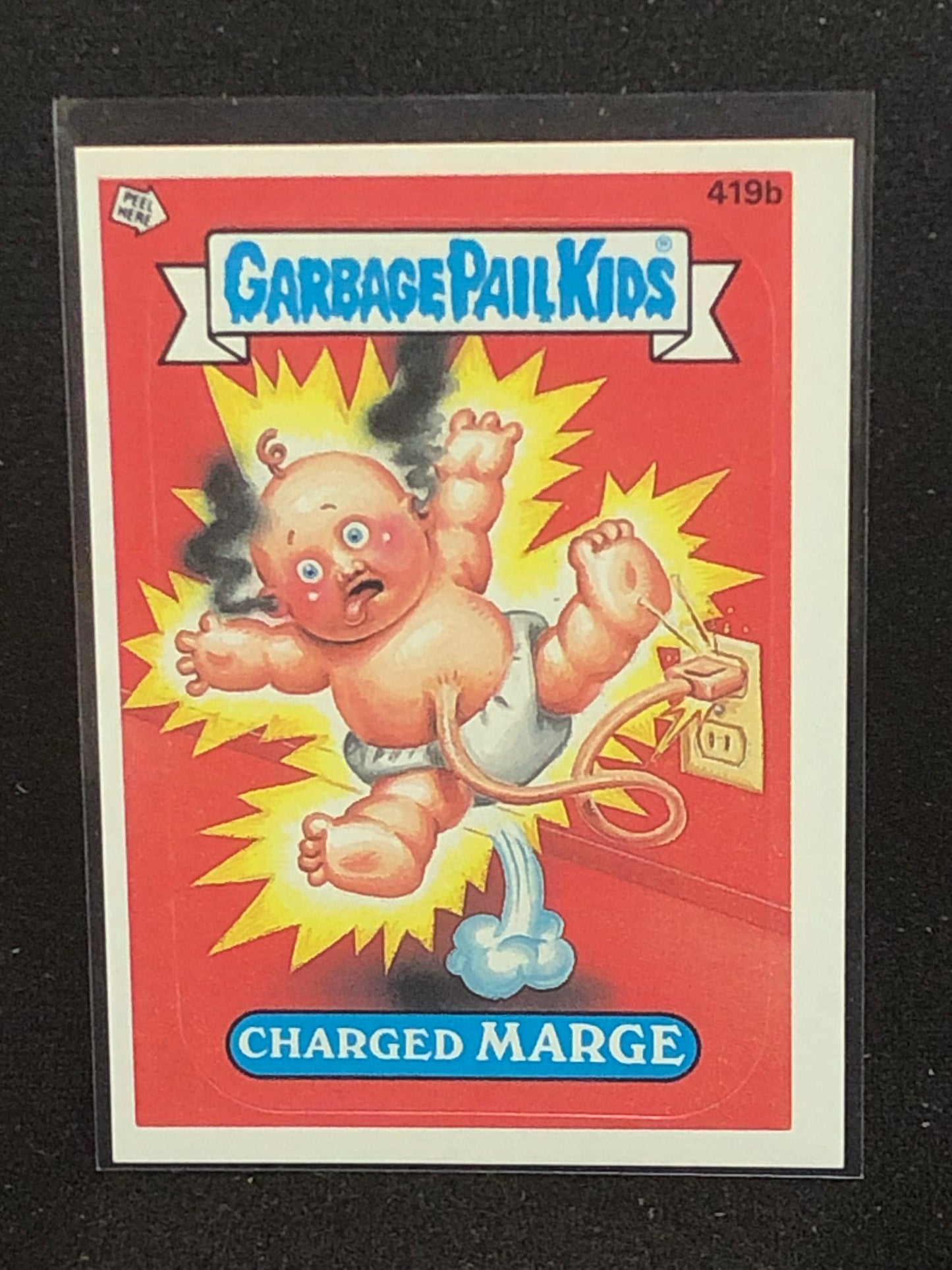 Garbage Pail Kids Original Series 11 (os11) 419b Charged Marge