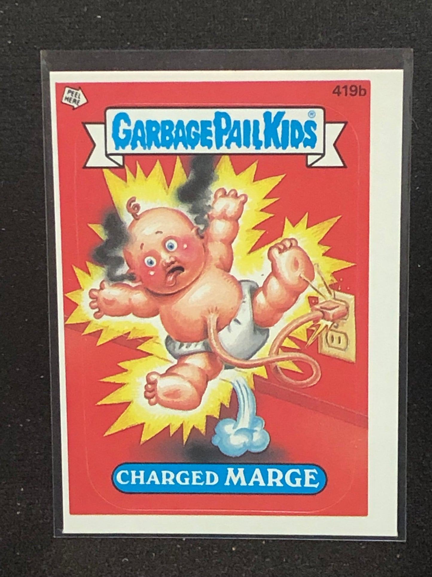 Garbage Pail Kids Original Series 11 (os11) 419b Charged Marge