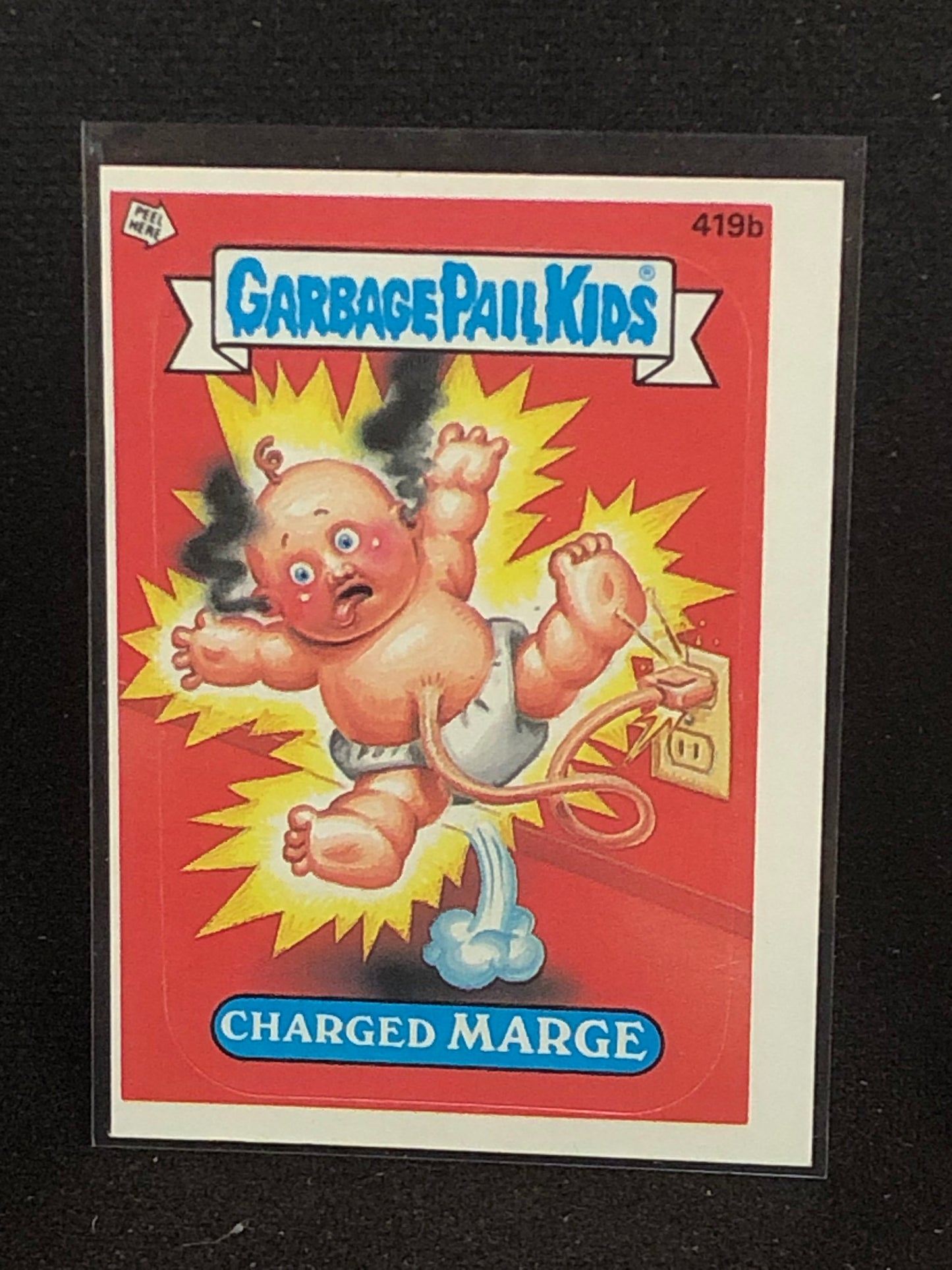 Garbage Pail Kids Original Series 11 (os11) 419b Charged Marge