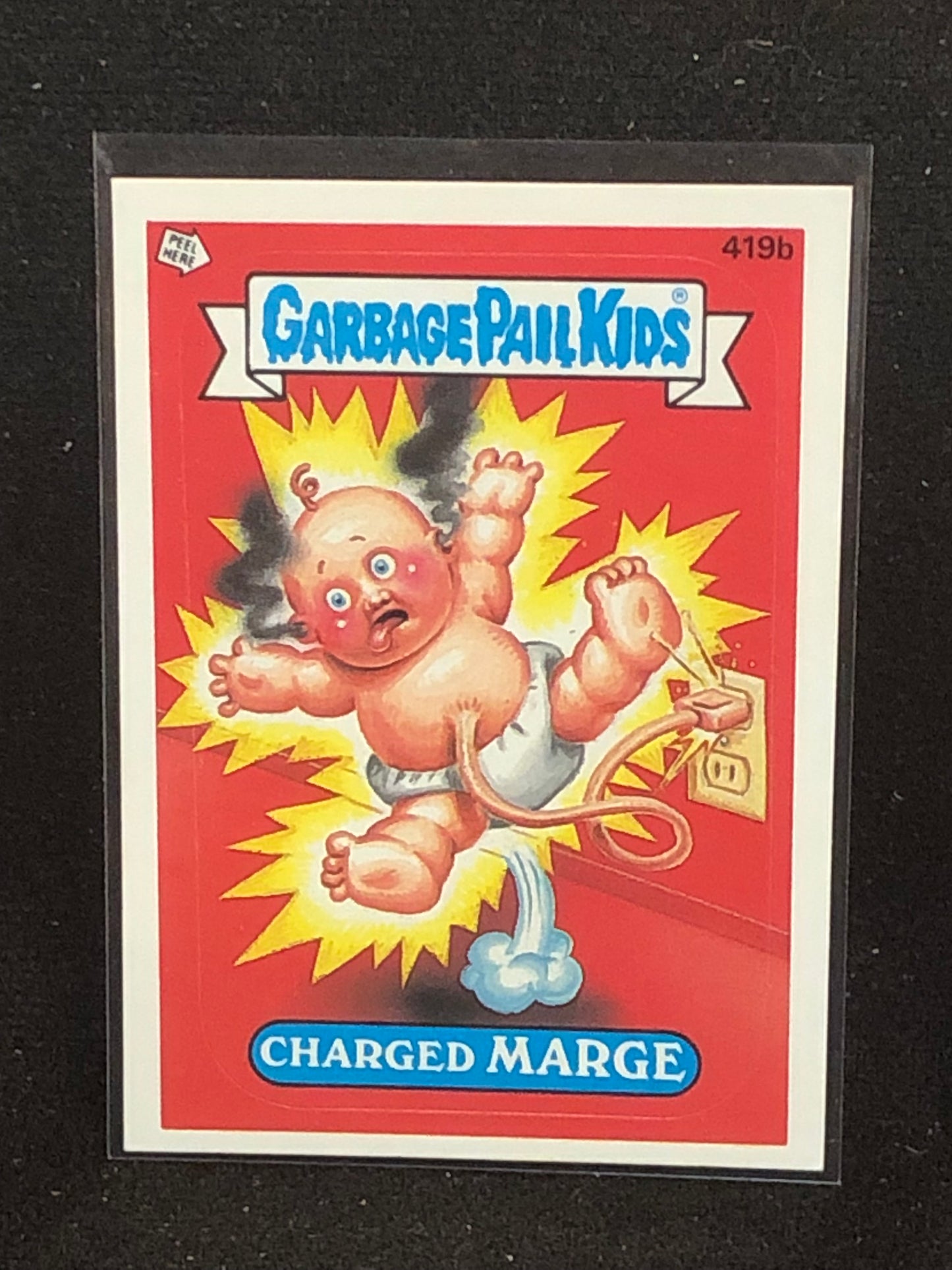 Garbage Pail Kids Original Series 11 (os11) 419b Charged Marge