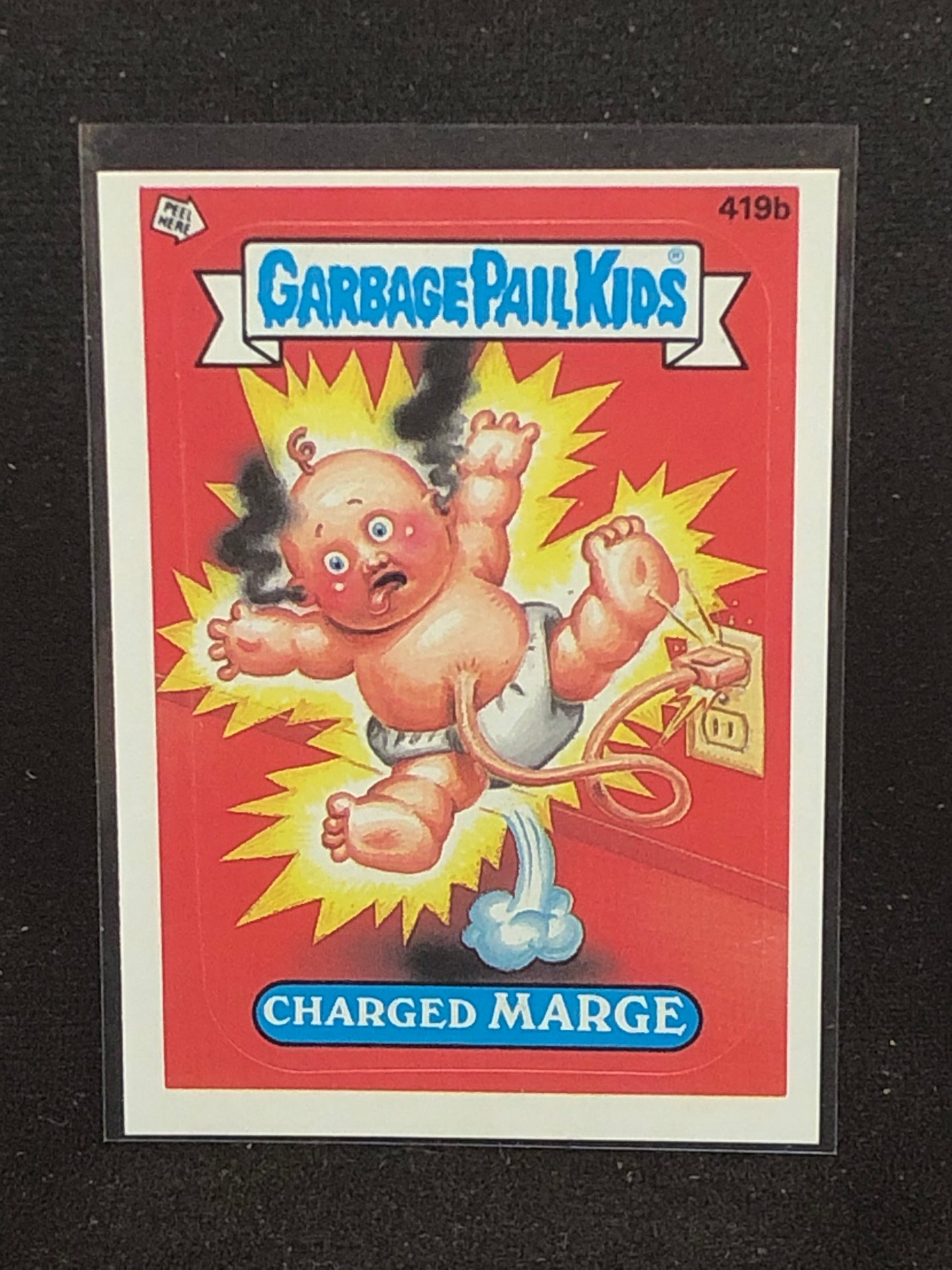 Garbage Pail Kids Original Series 11 (os11) 419b Charged Marge