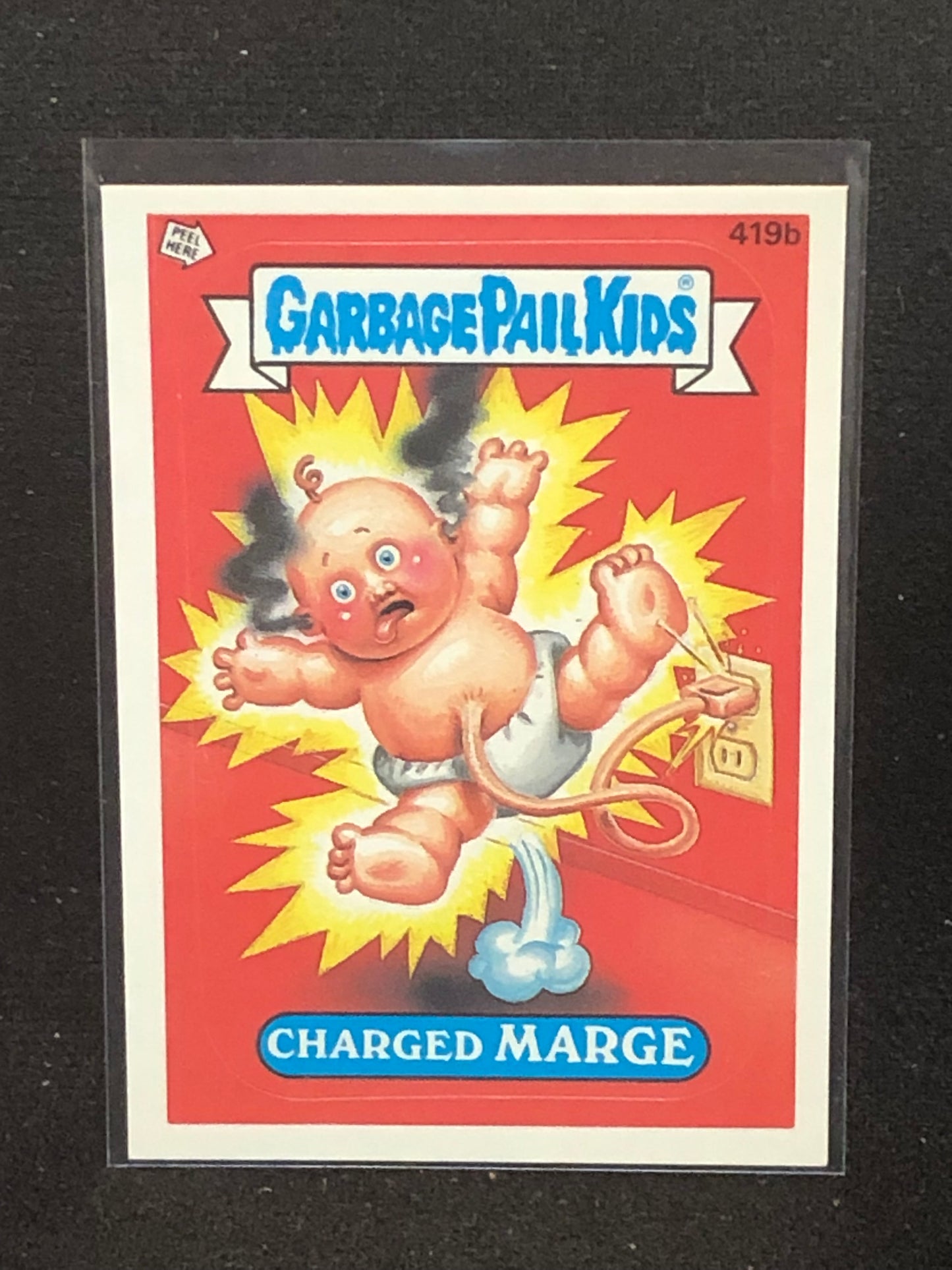 Garbage Pail Kids Original Series 11 (os11) 419b Charged Marge
