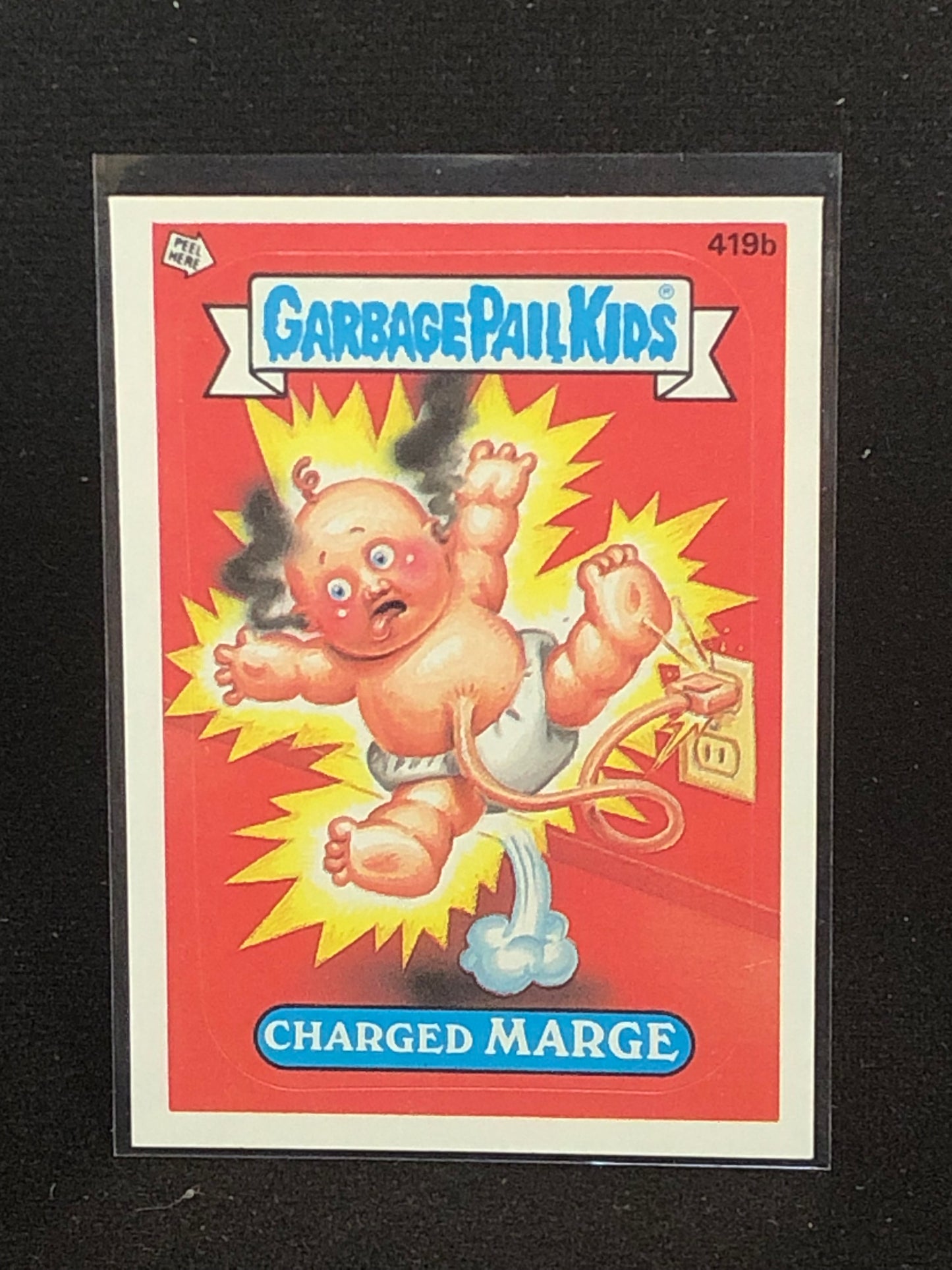 Garbage Pail Kids Original Series 11 (os11) 419b Charged Marge