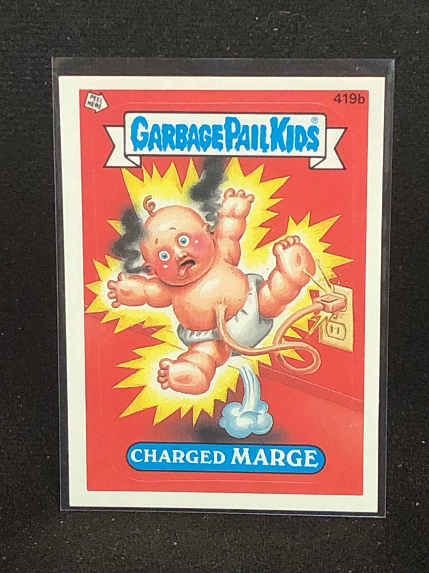 Garbage Pail Kids Original Series 11 (os11) 419b Charged Marge