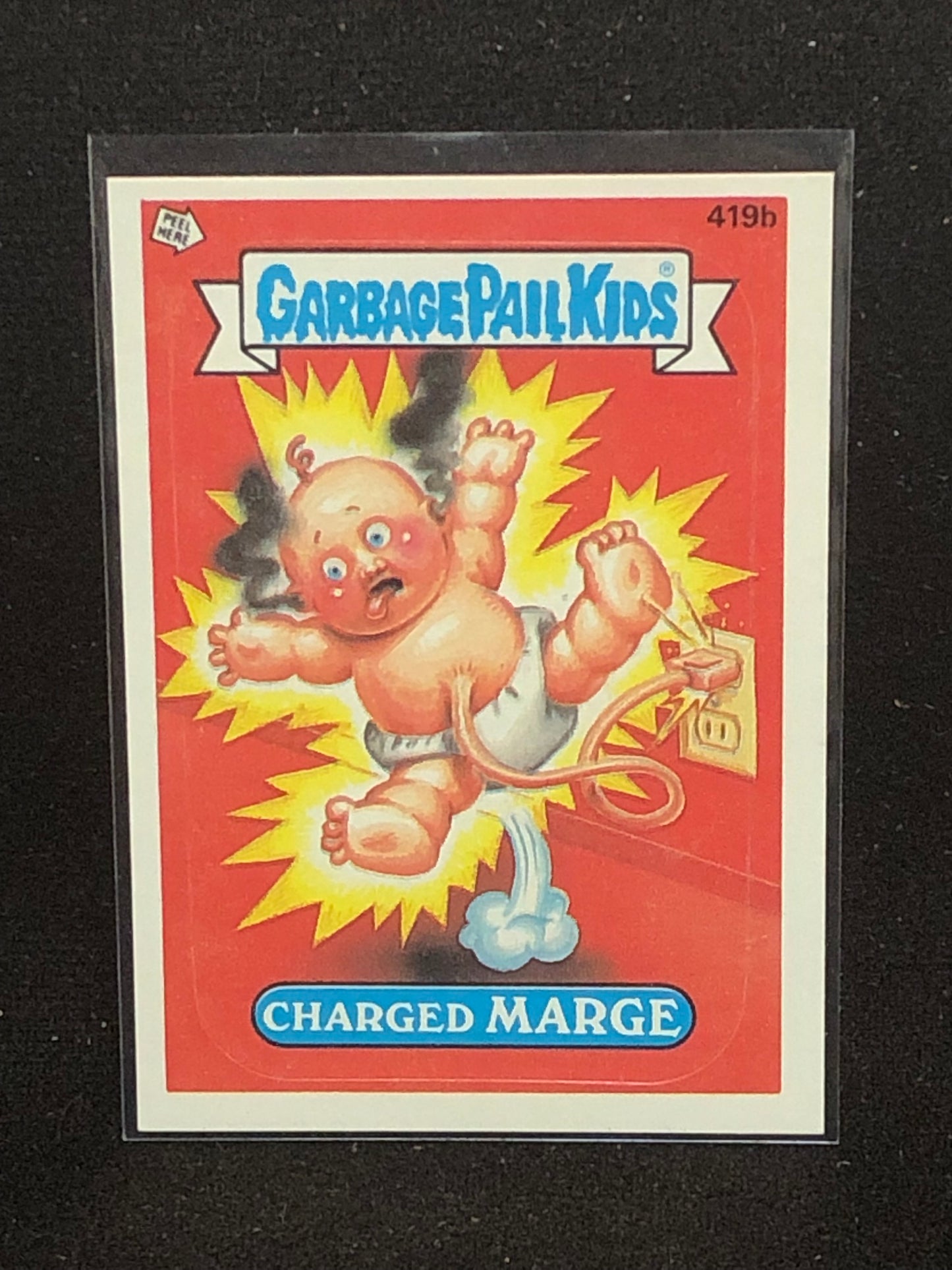 Garbage Pail Kids Original Series 11 (os11) 419b Charged Marge