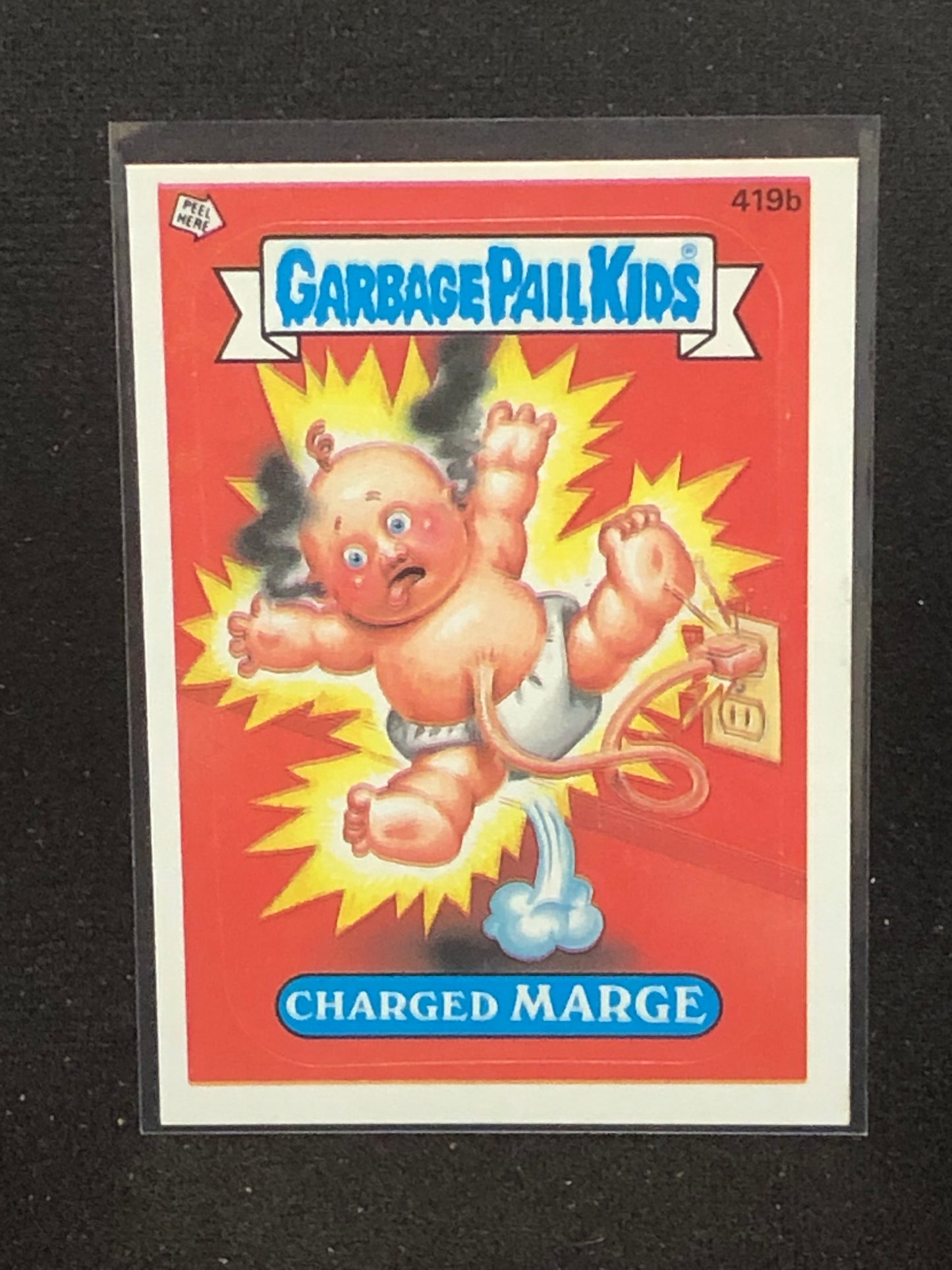 Garbage Pail Kids Original Series 11 (os11) 419b Charged Marge