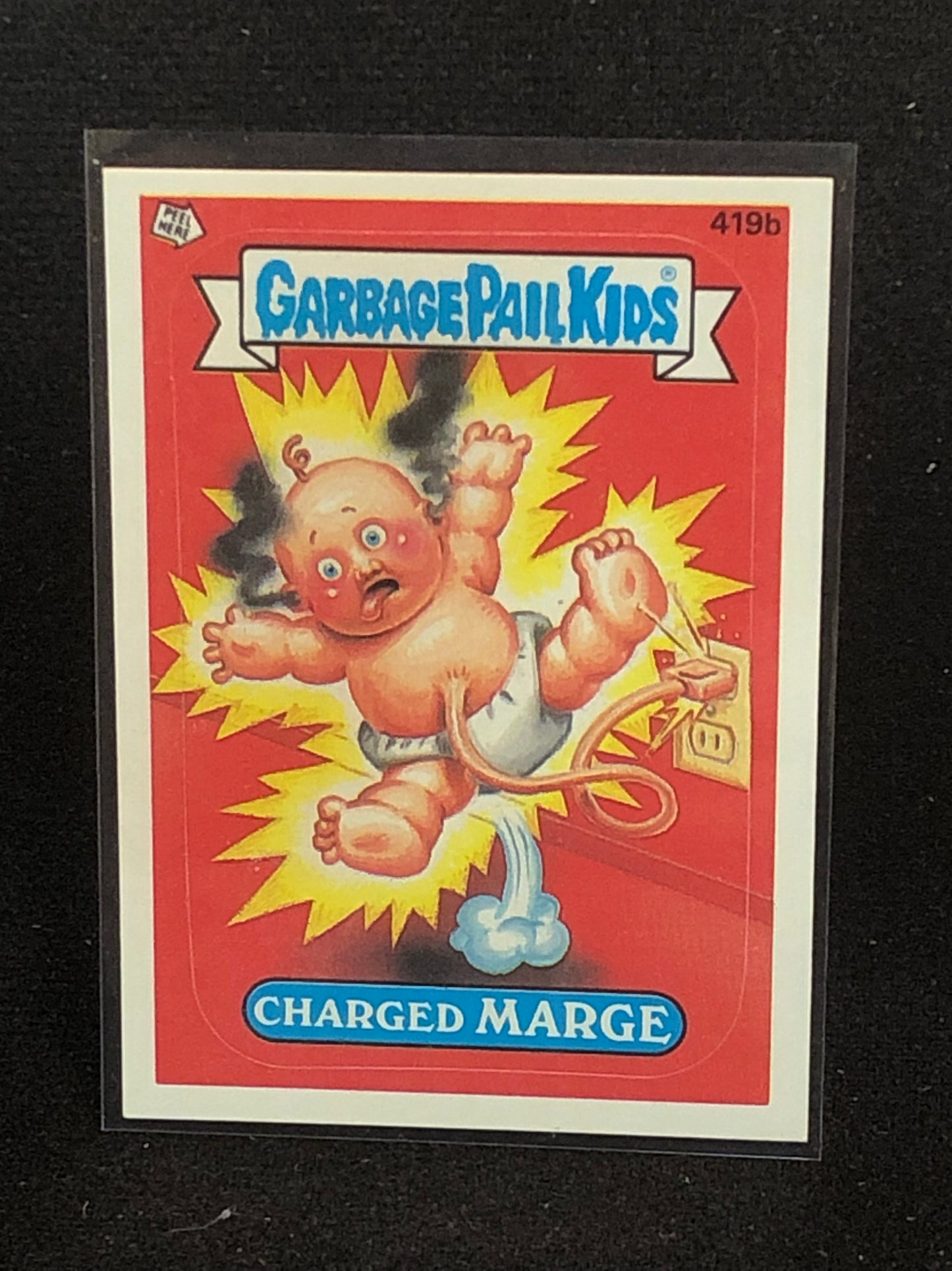 Garbage Pail Kids Original Series 11 (os11) 419b Charged Marge