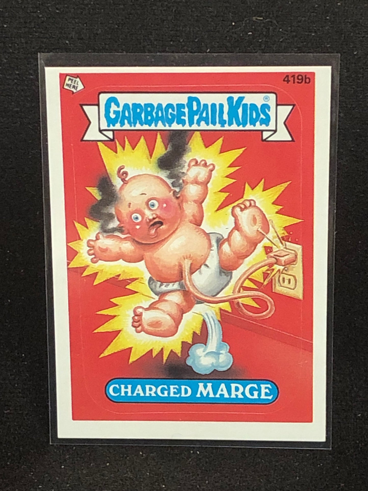 Garbage Pail Kids Original Series 11 (os11) 419b Charged Marge