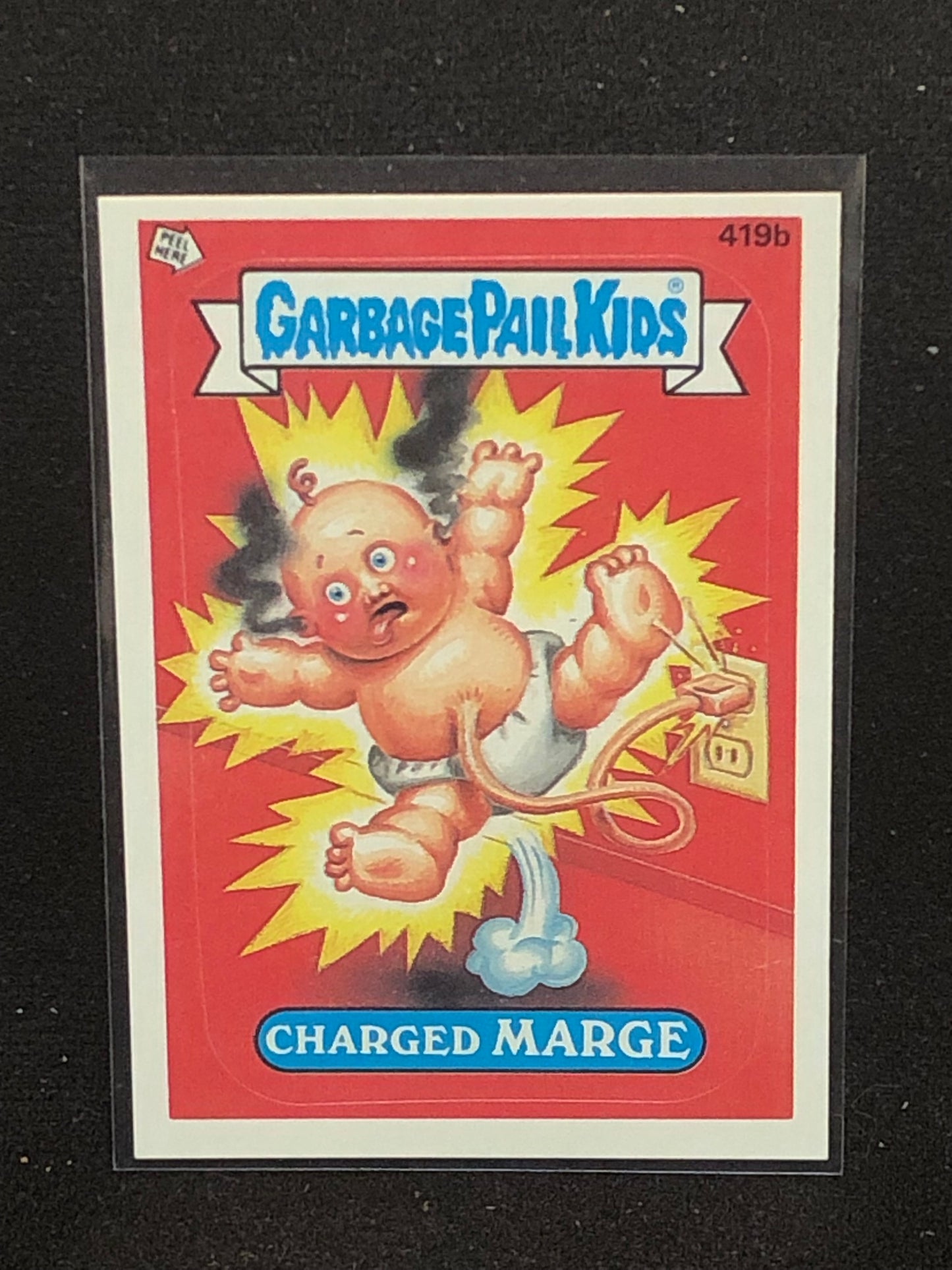 Garbage Pail Kids Original Series 11 (os11) 419b Charged Marge