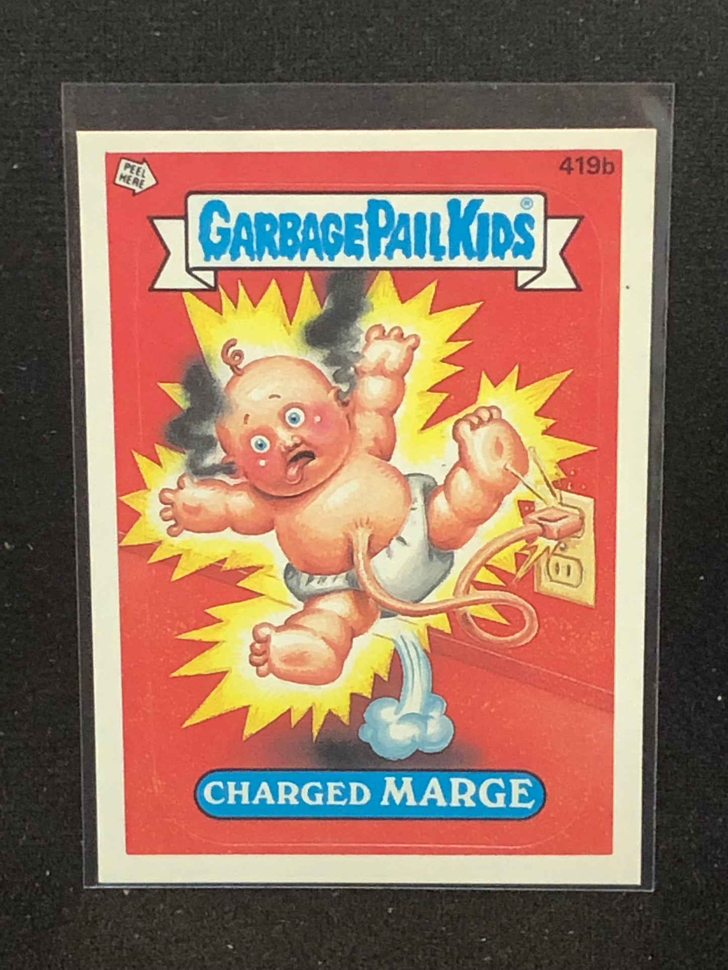 Garbage Pail Kids Original Series 11 (os11) 419b Charged Marge