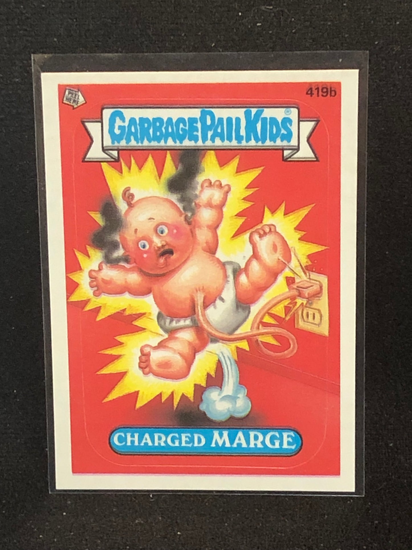 Garbage Pail Kids Original Series 11 (os11) 419b Charged Marge