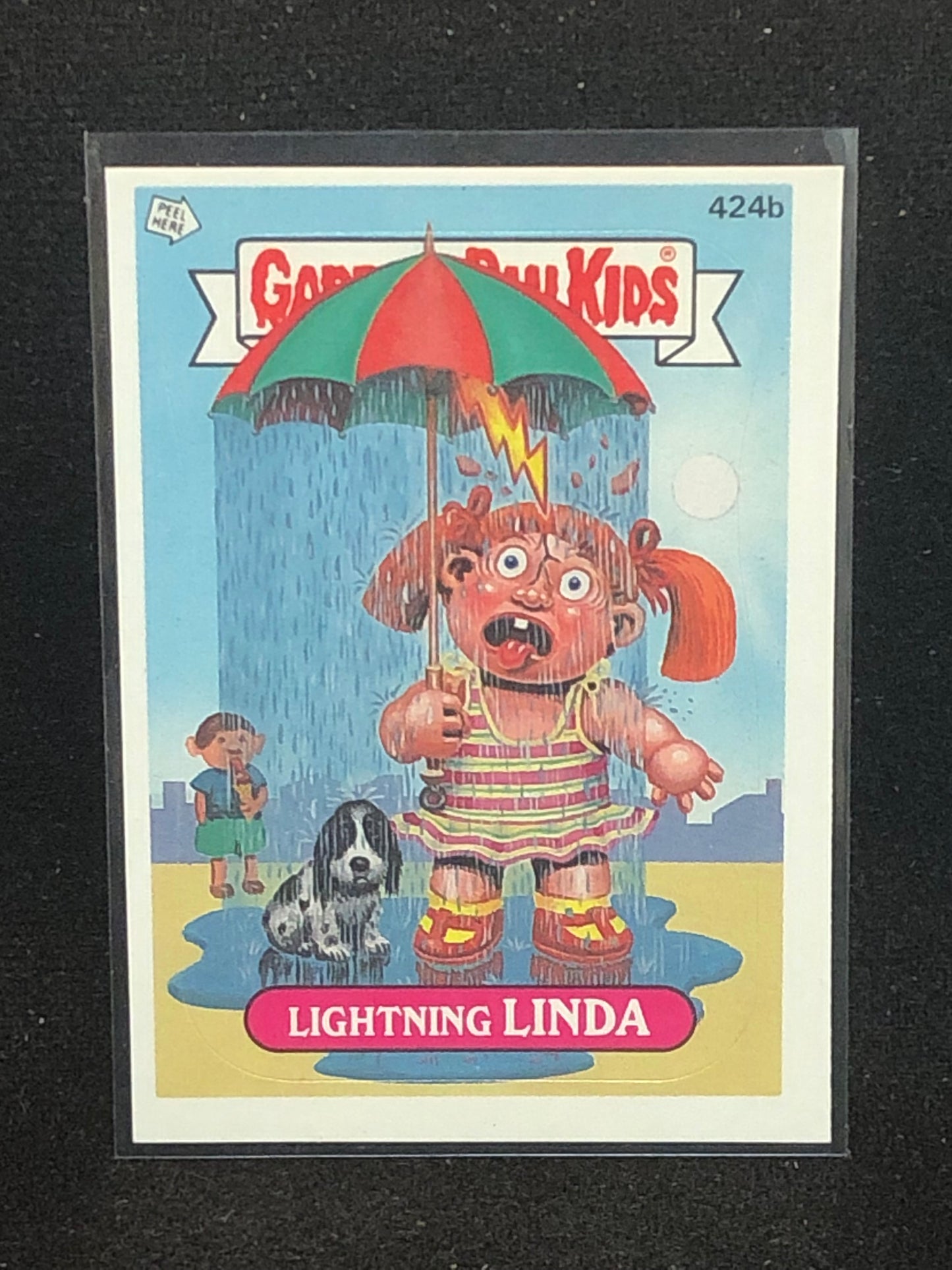 Garbage Pail Kids Original Series 11 (os11) 424b Lightning Linda