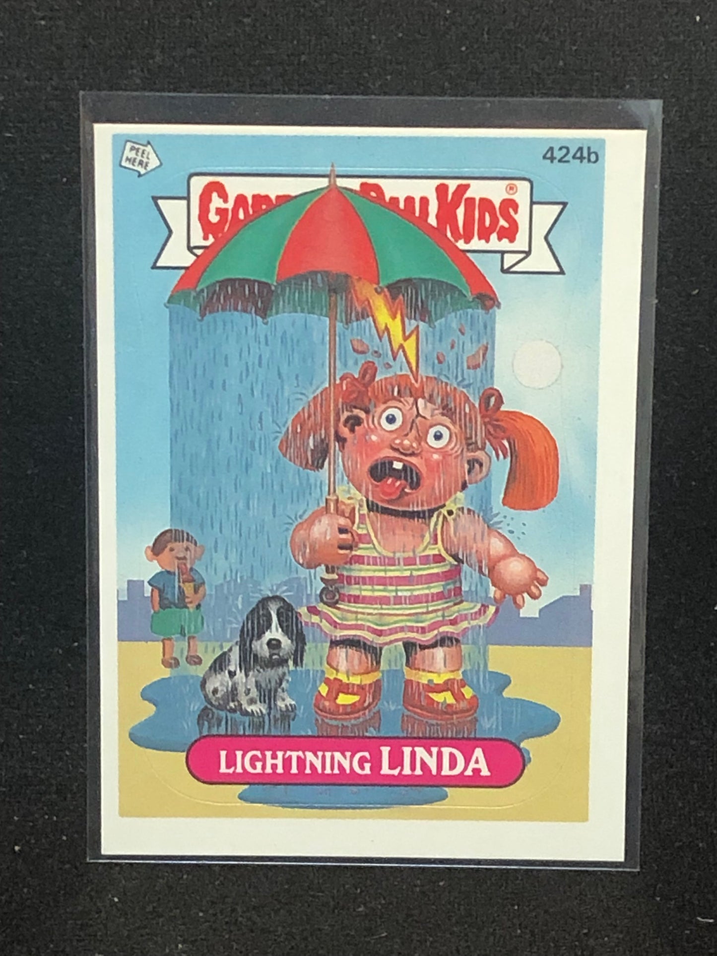 Garbage Pail Kids Original Series 11 (os11) 424b Lightning Linda